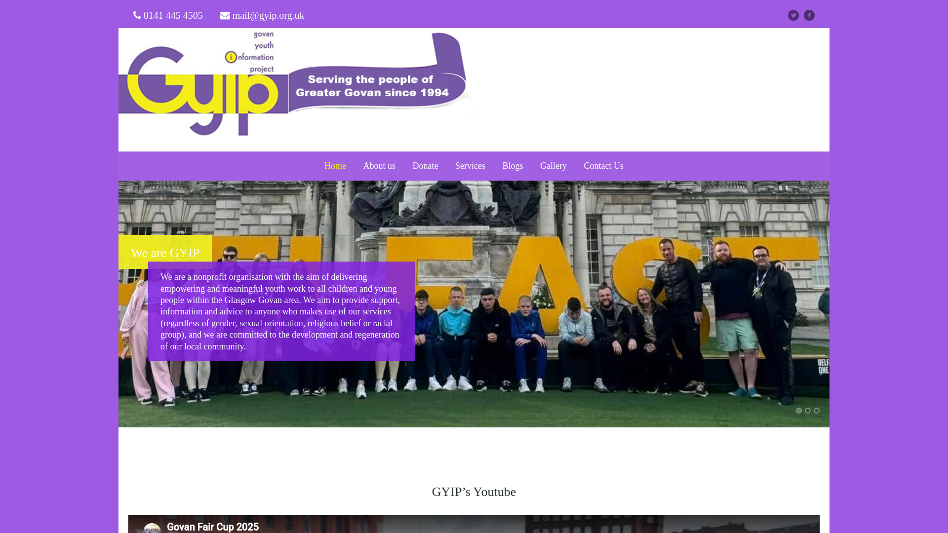 Website screenshot