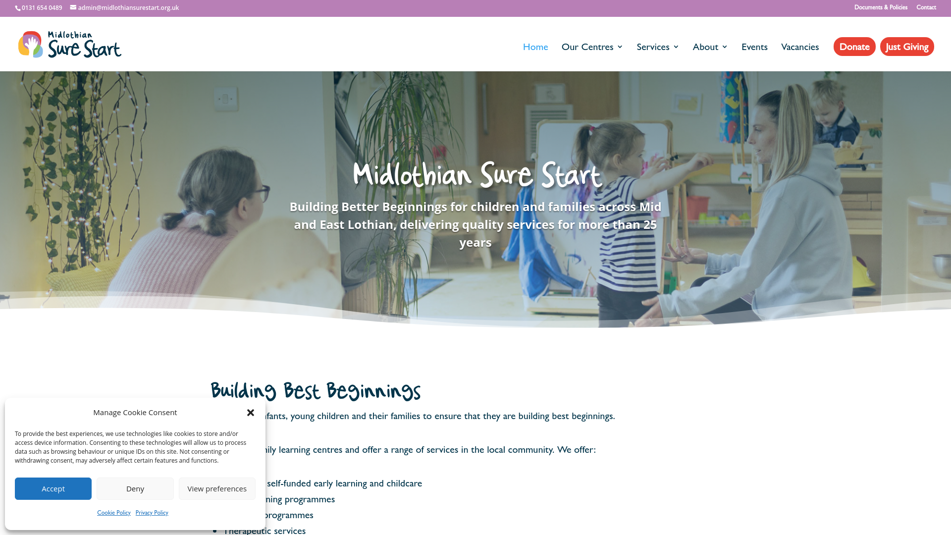 Website screenshot