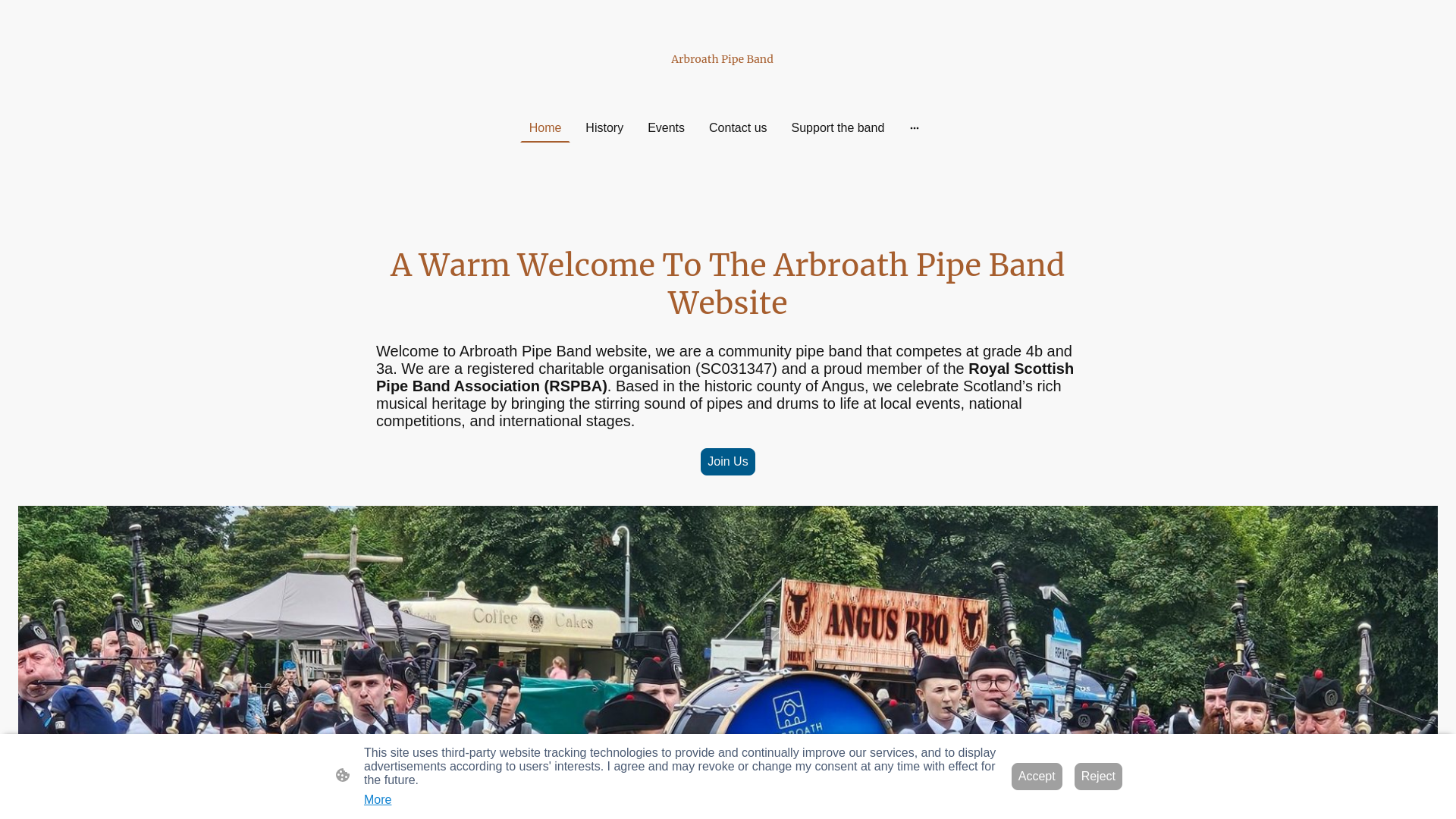 Website screenshot