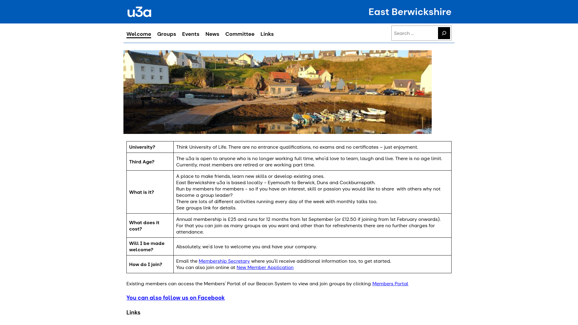 Website screenshot