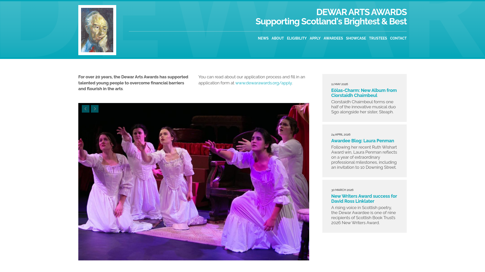 Website screenshot