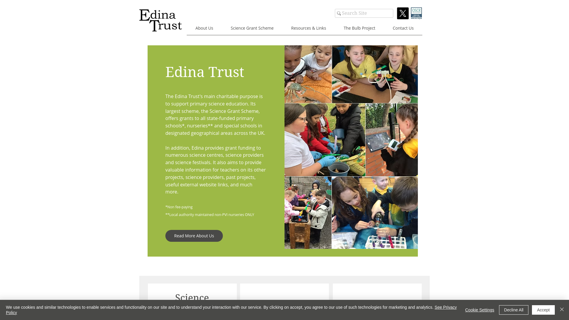 Website screenshot