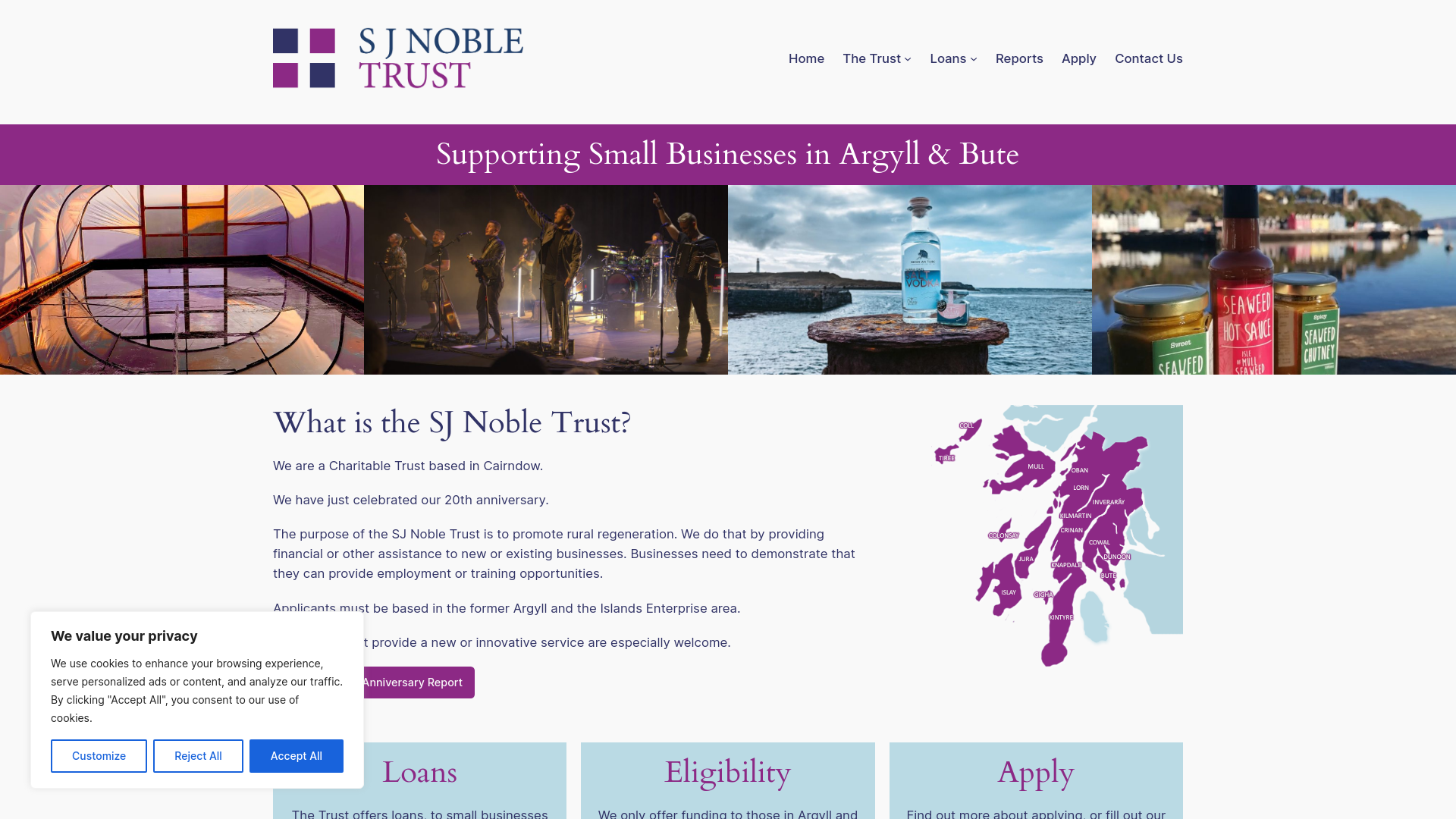 Website screenshot
