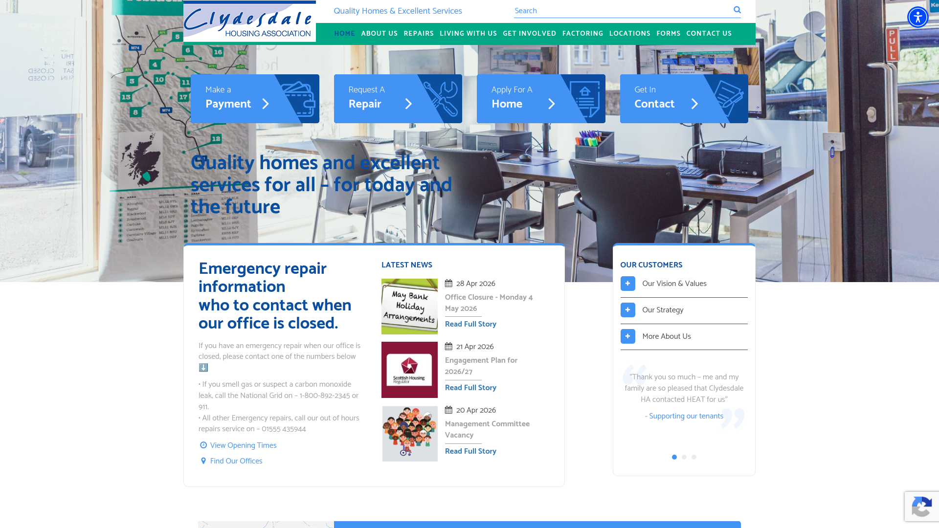 Website screenshot