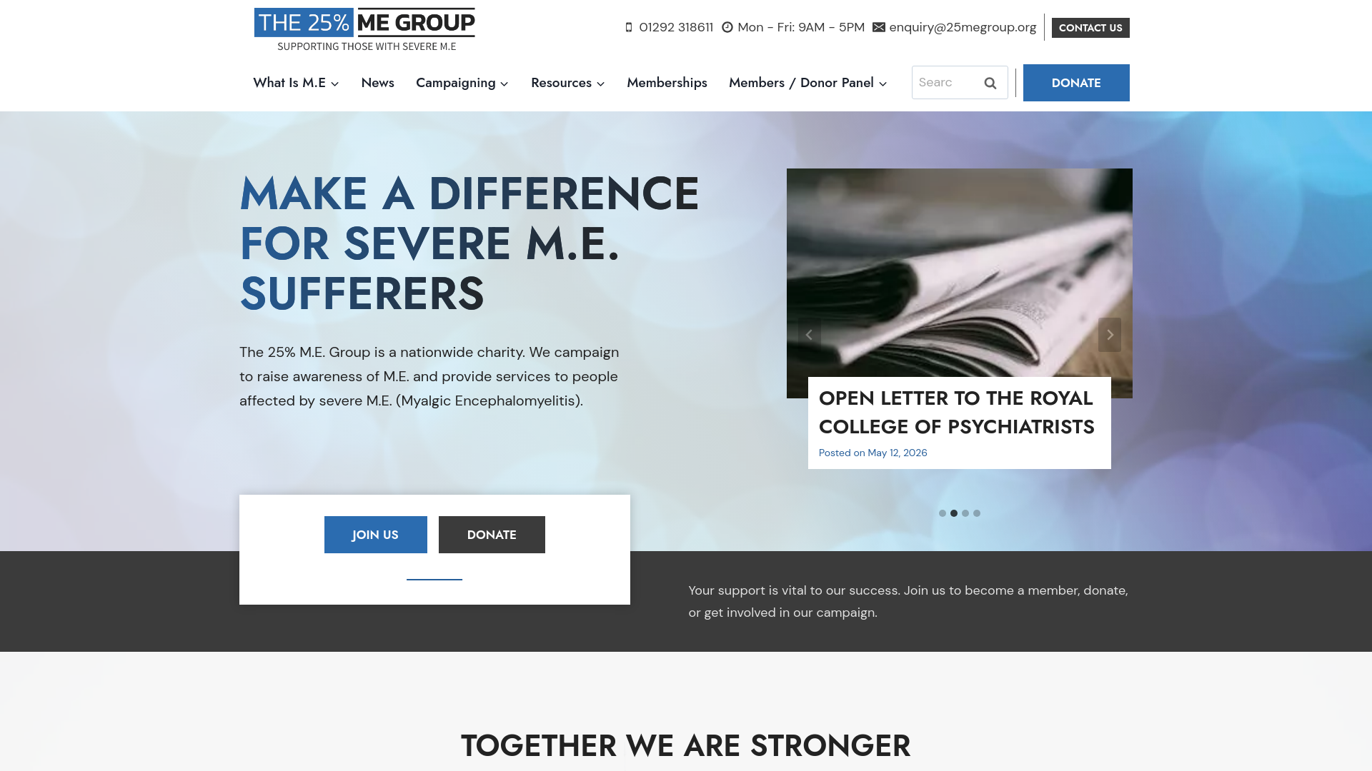 Website screenshot