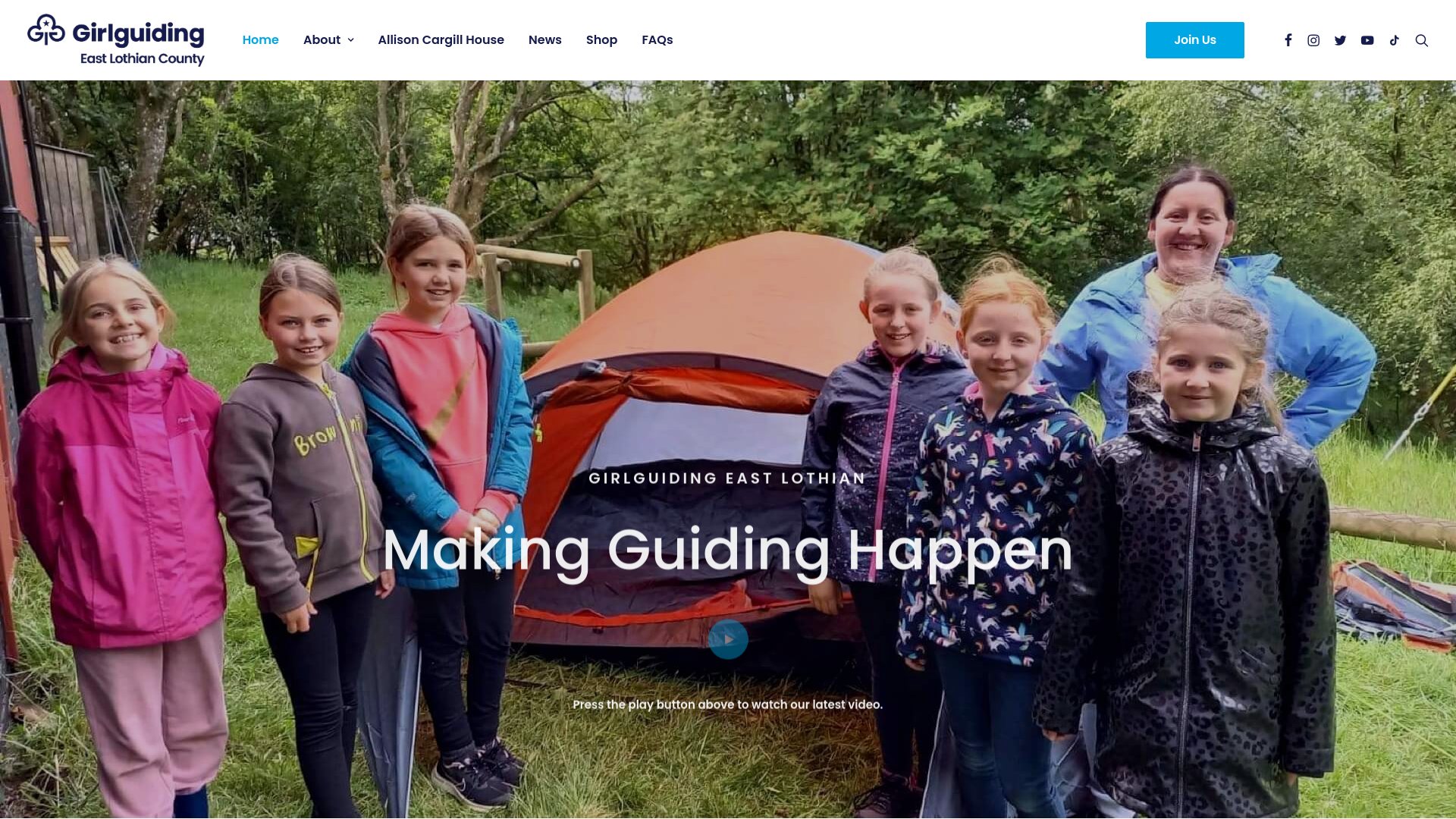 Website screenshot