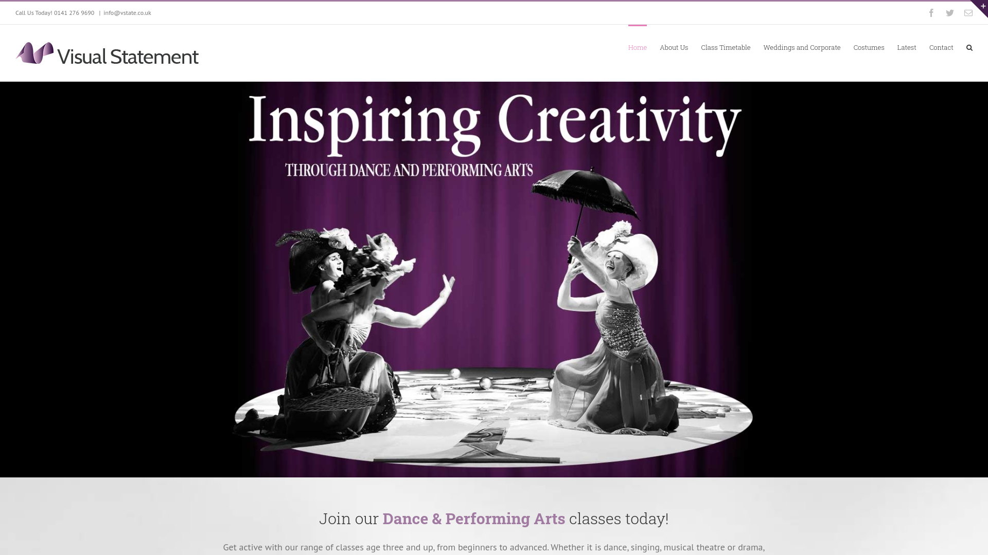 Website screenshot