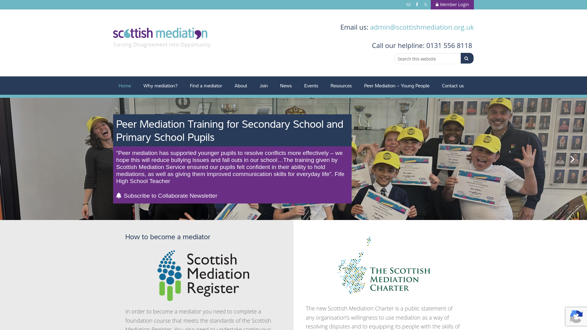 Website screenshot