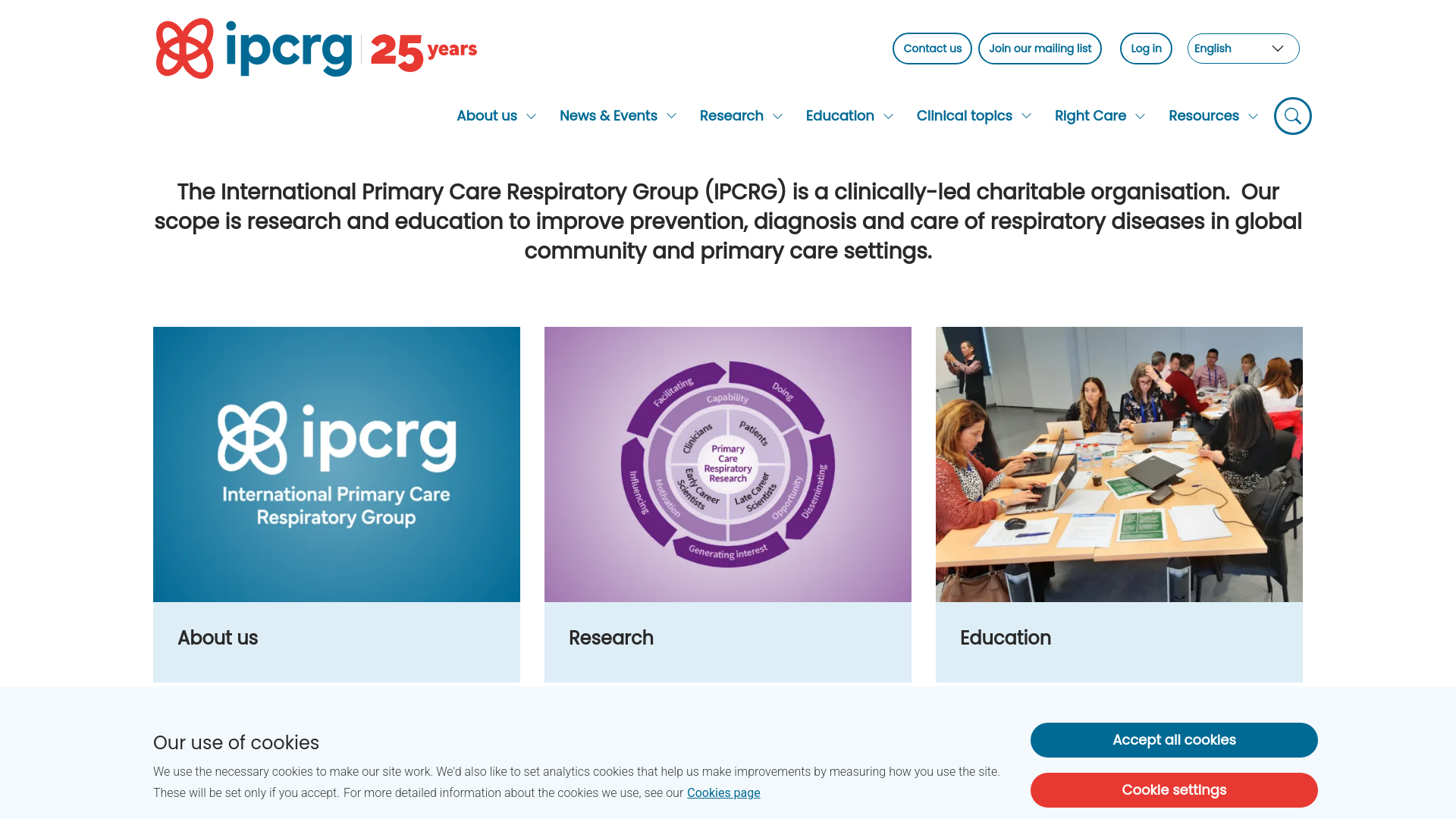 Website screenshot