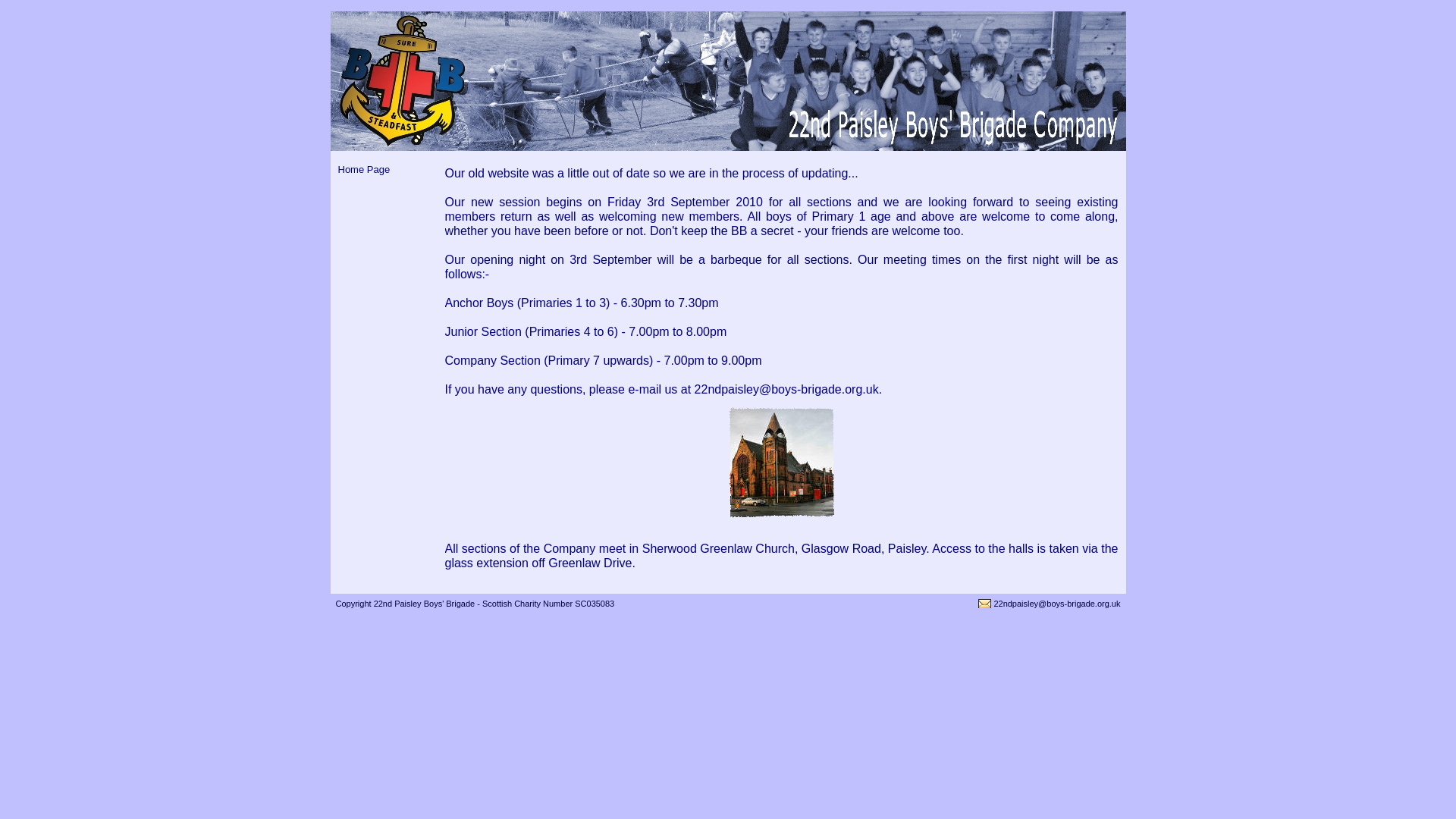 Website screenshot