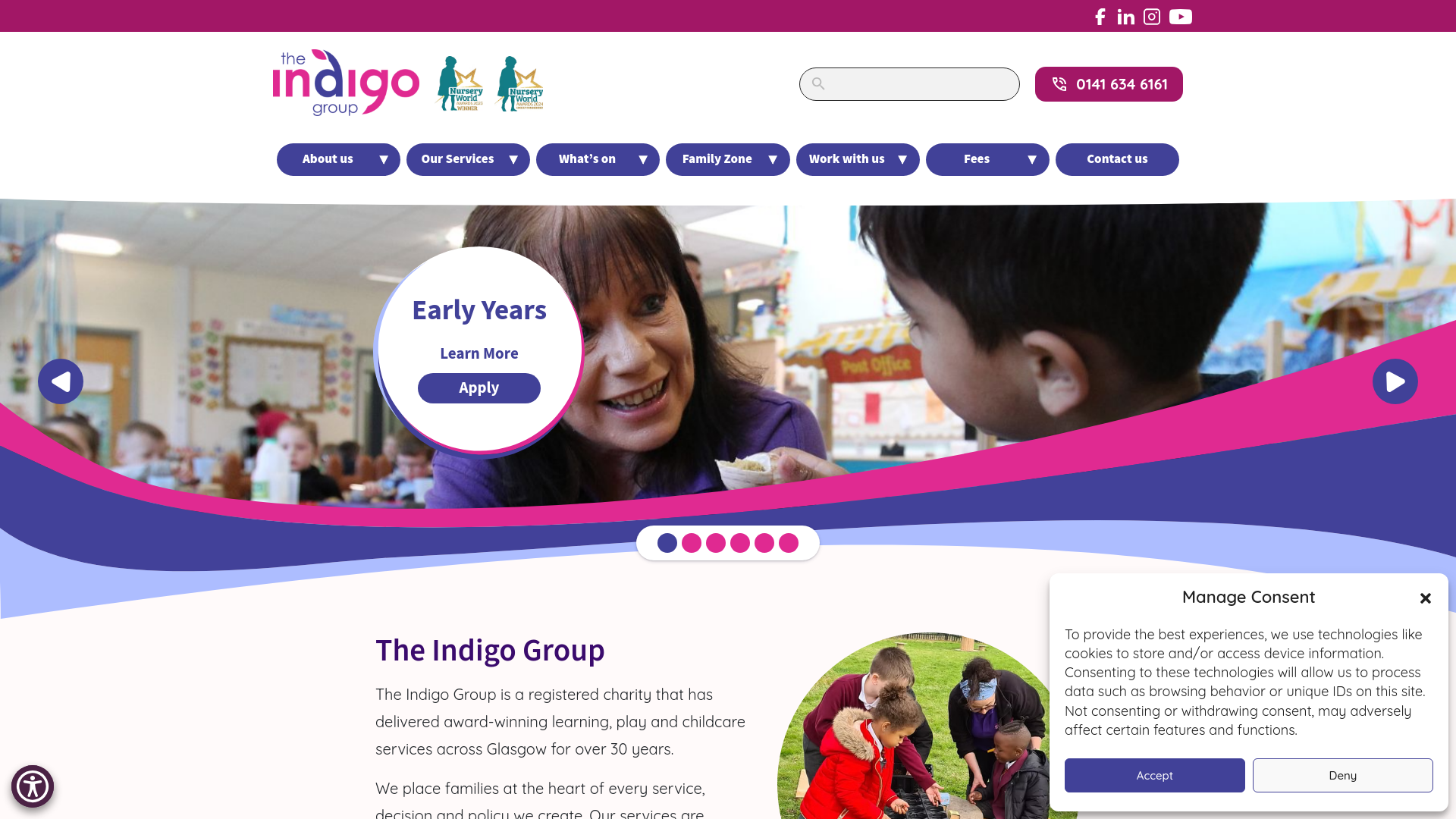 Website screenshot