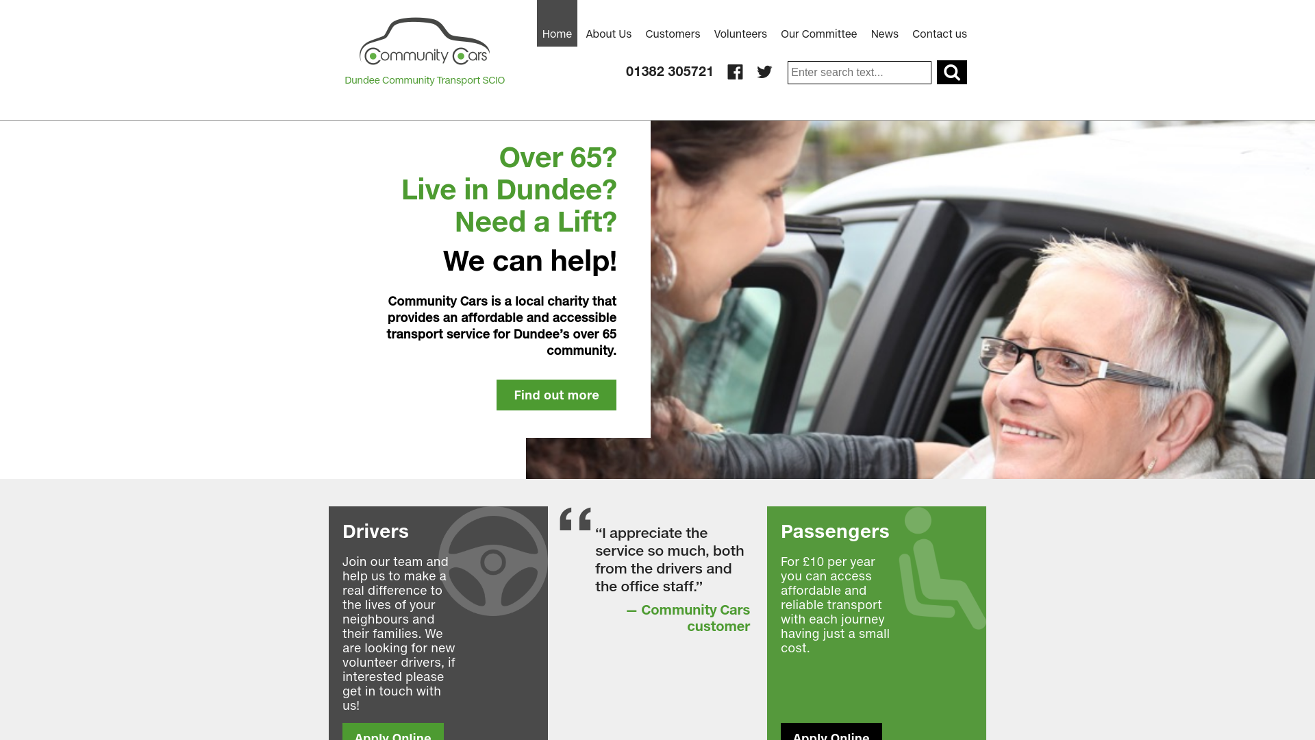 Website screenshot