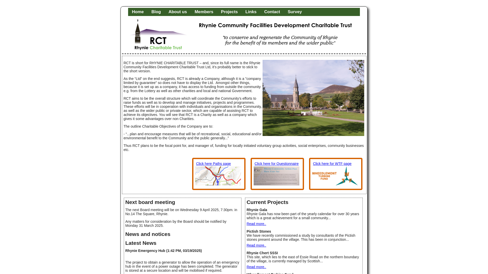 Website screenshot