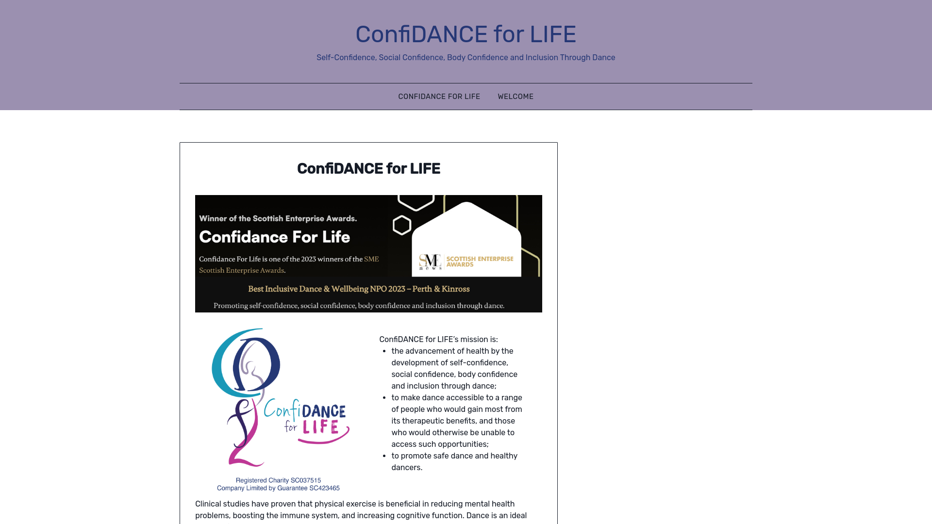 Website screenshot