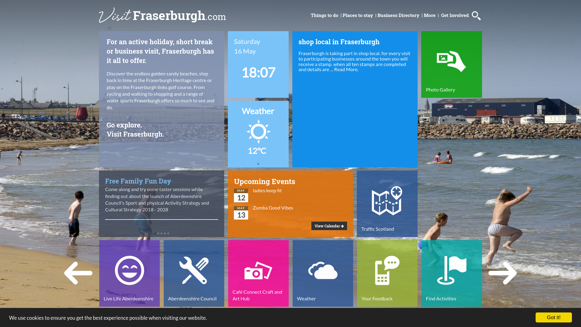 Website screenshot
