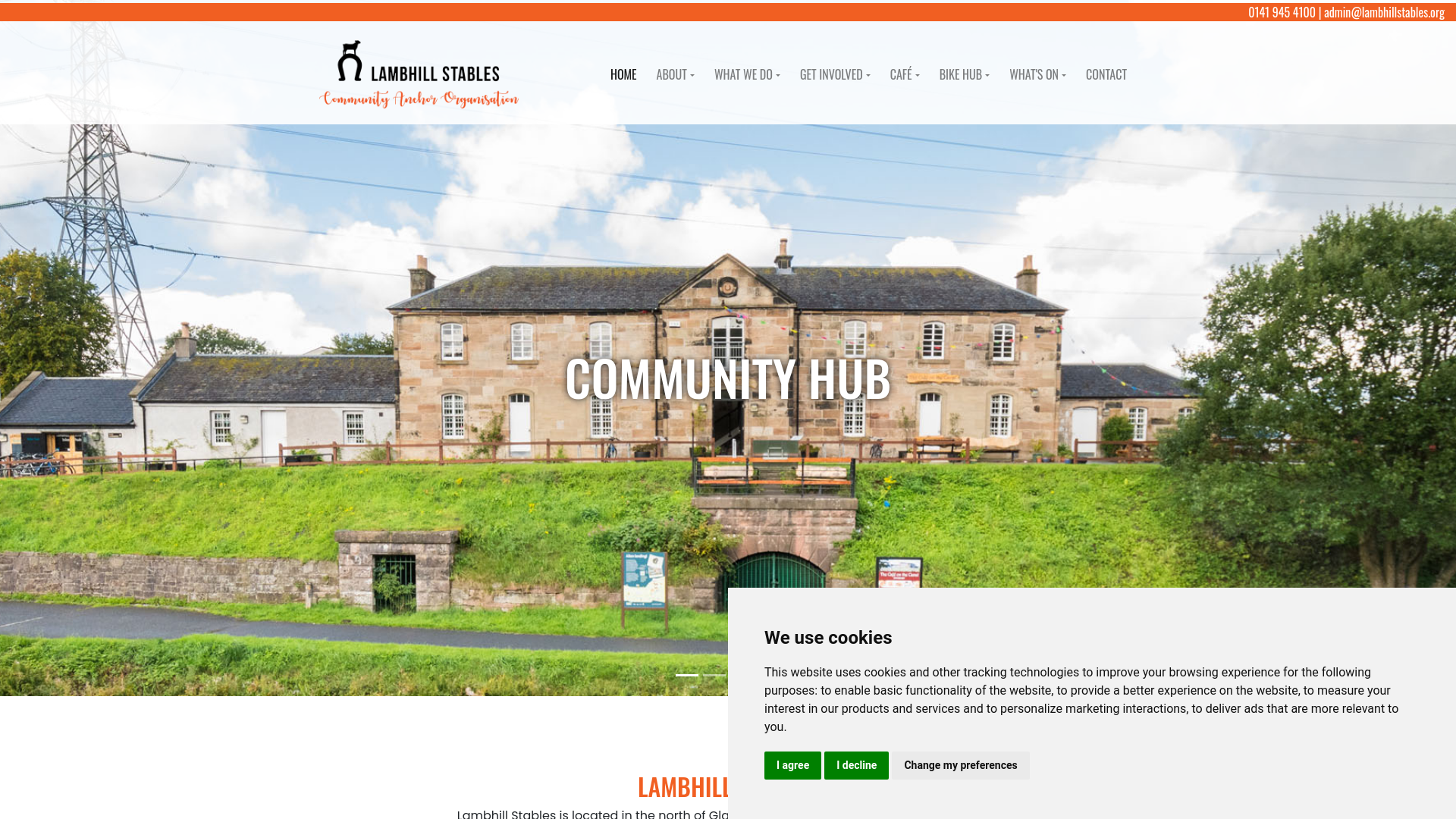 Website screenshot