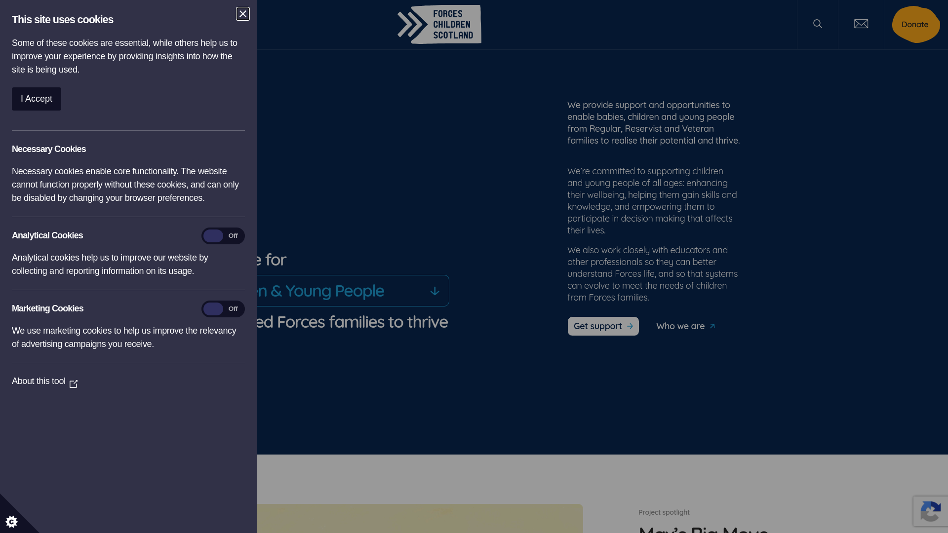 Website screenshot