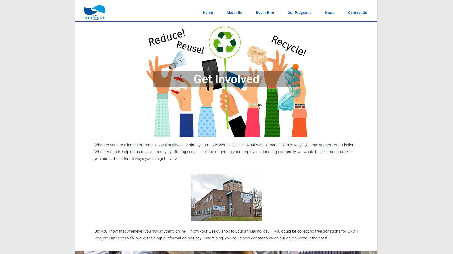 Website screenshot