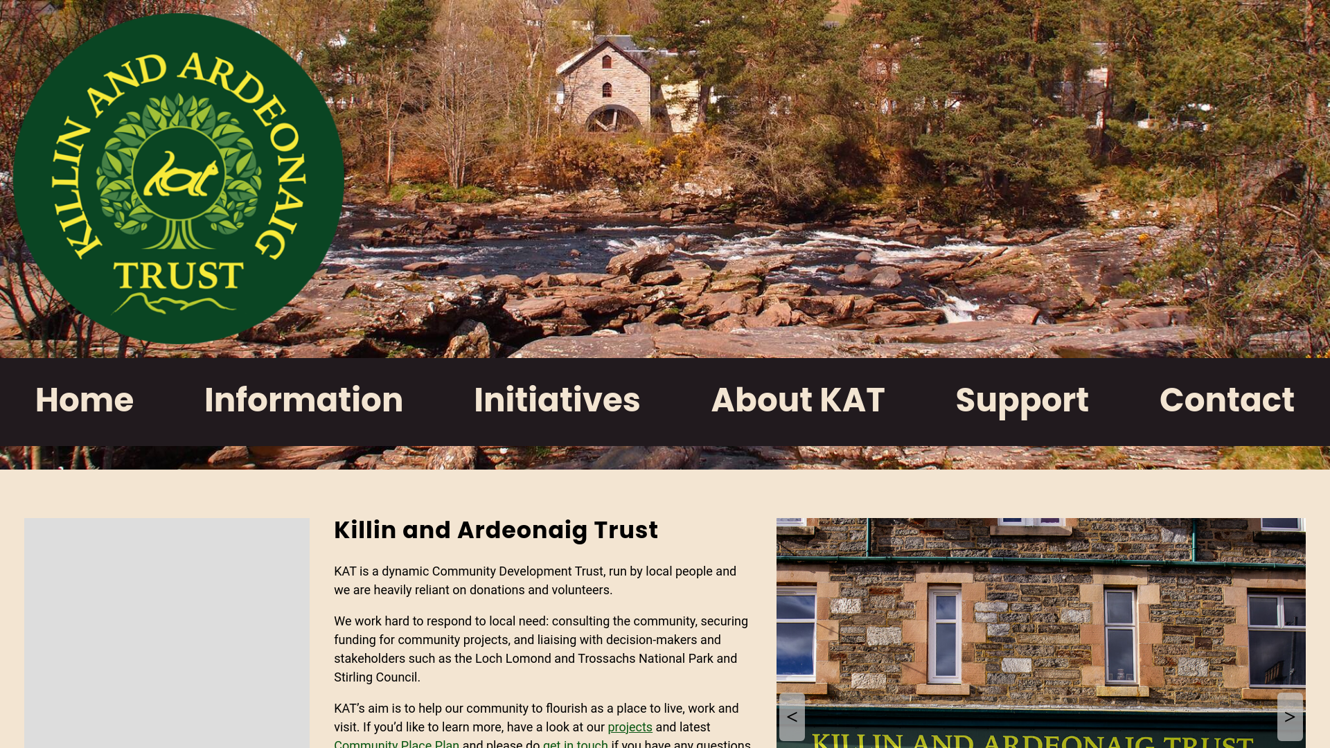 Website screenshot