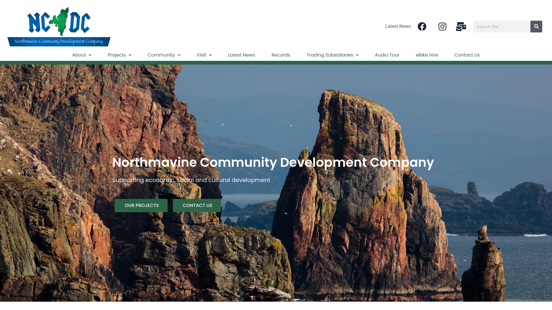 Website screenshot