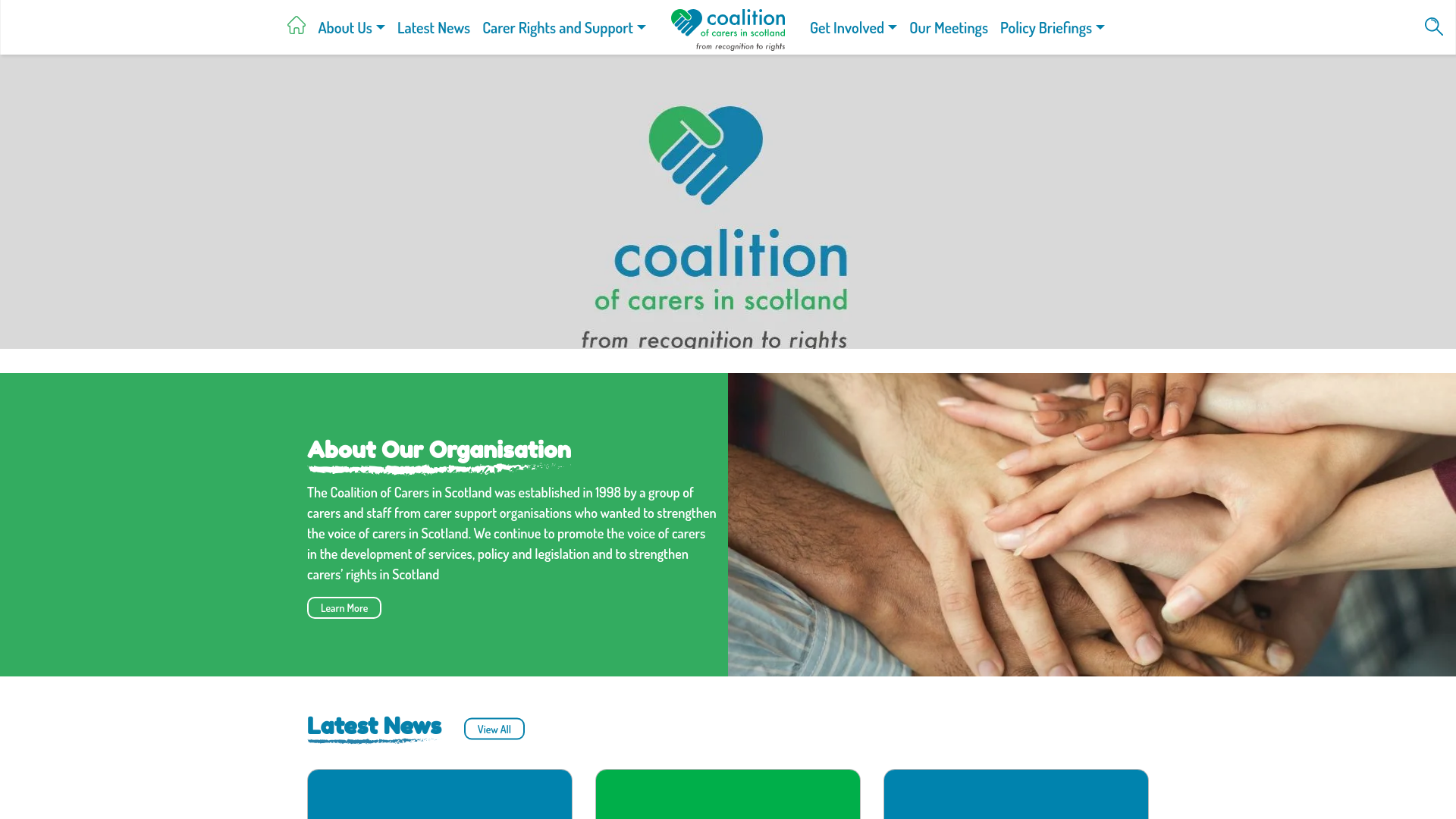 Website screenshot