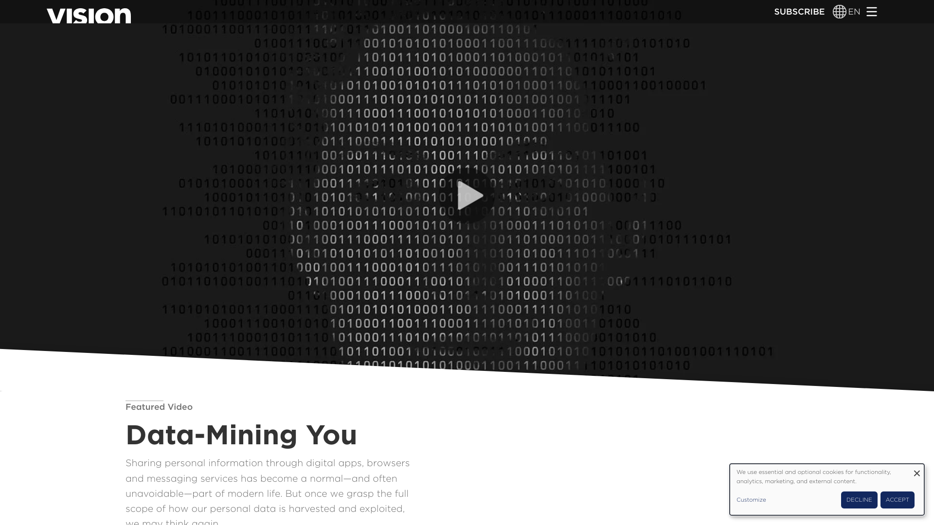 Website screenshot