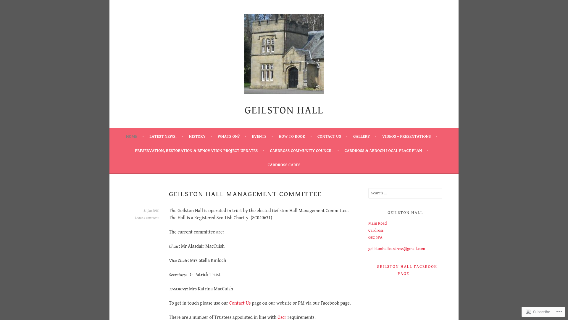 Website screenshot