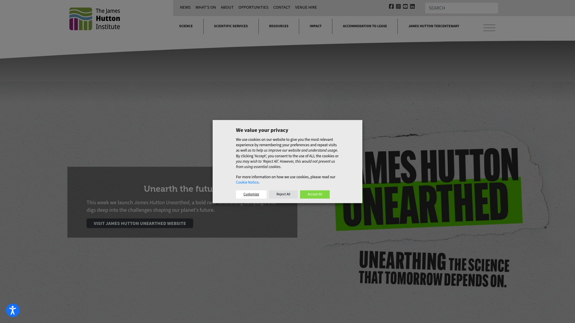 Website screenshot