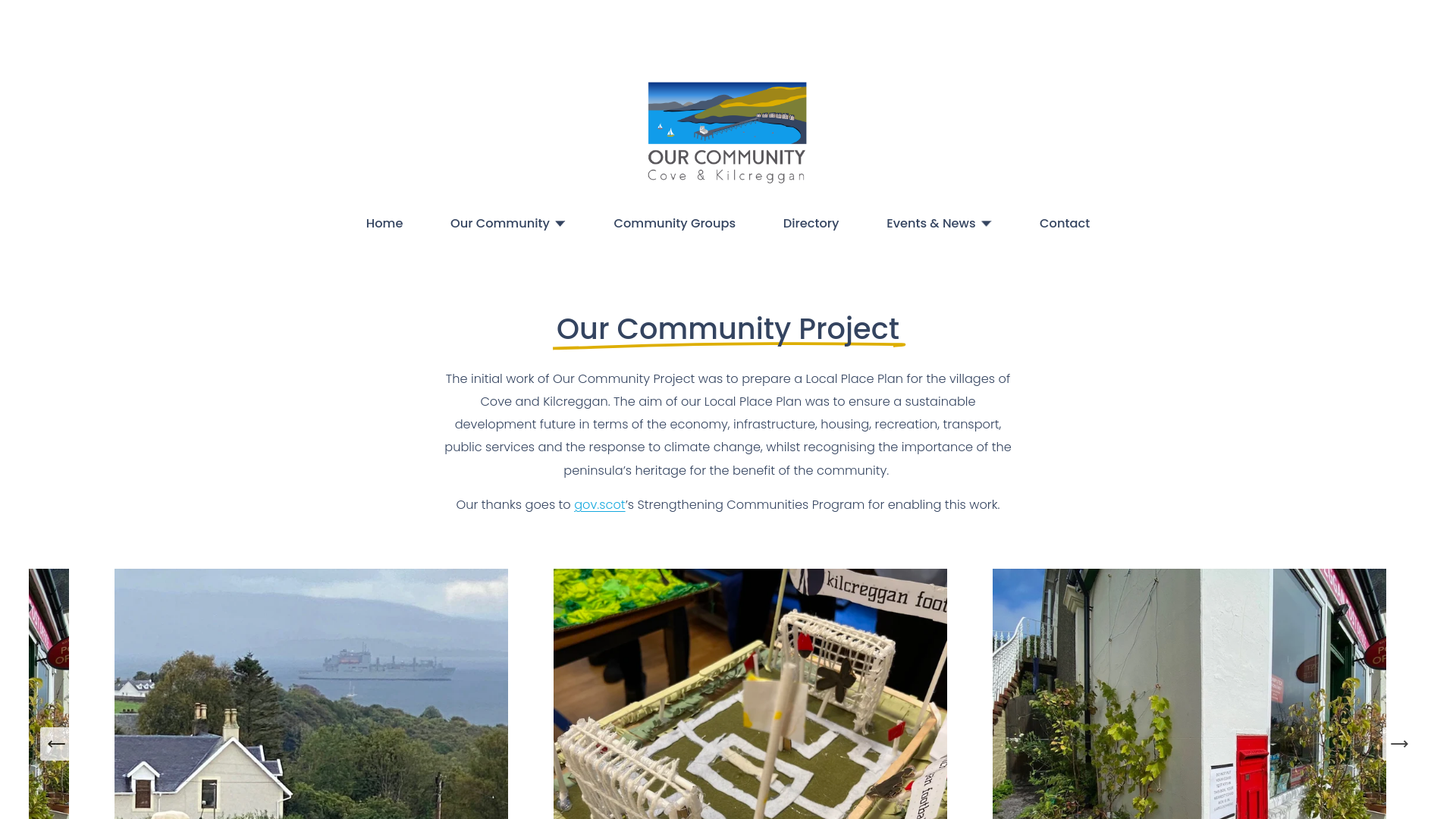 Website screenshot