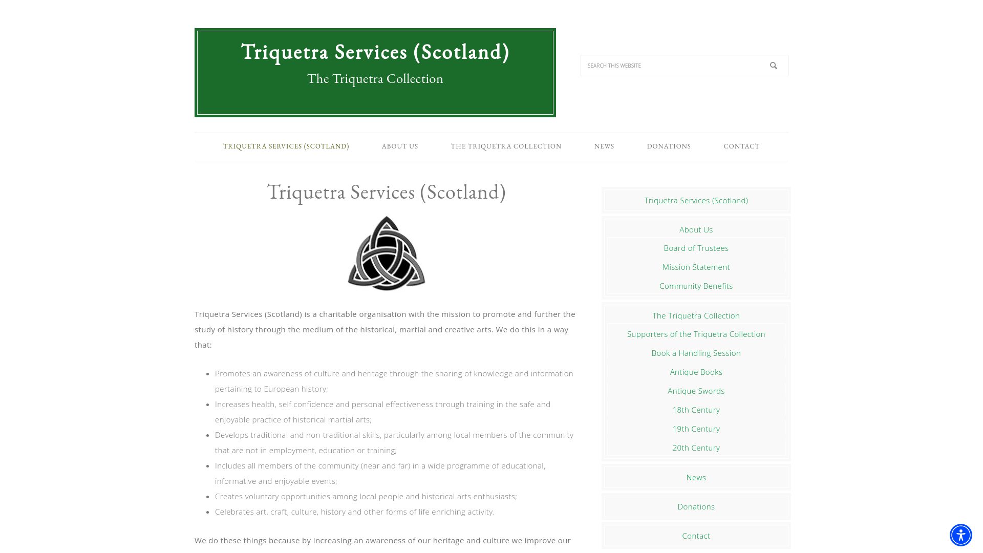 Website screenshot