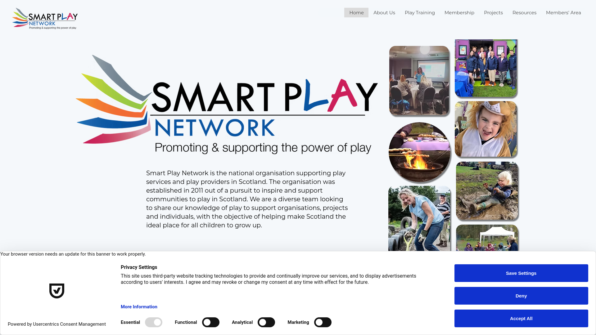 Website screenshot