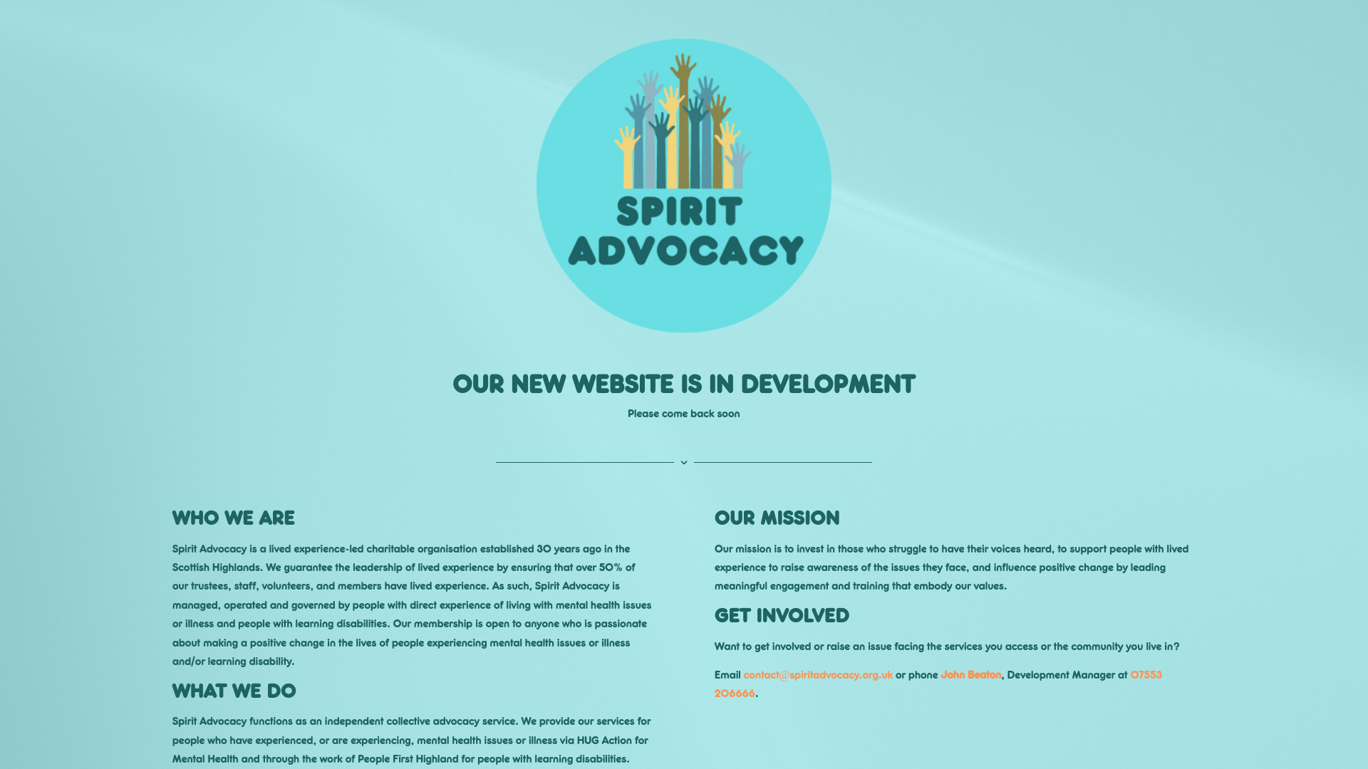 Website screenshot