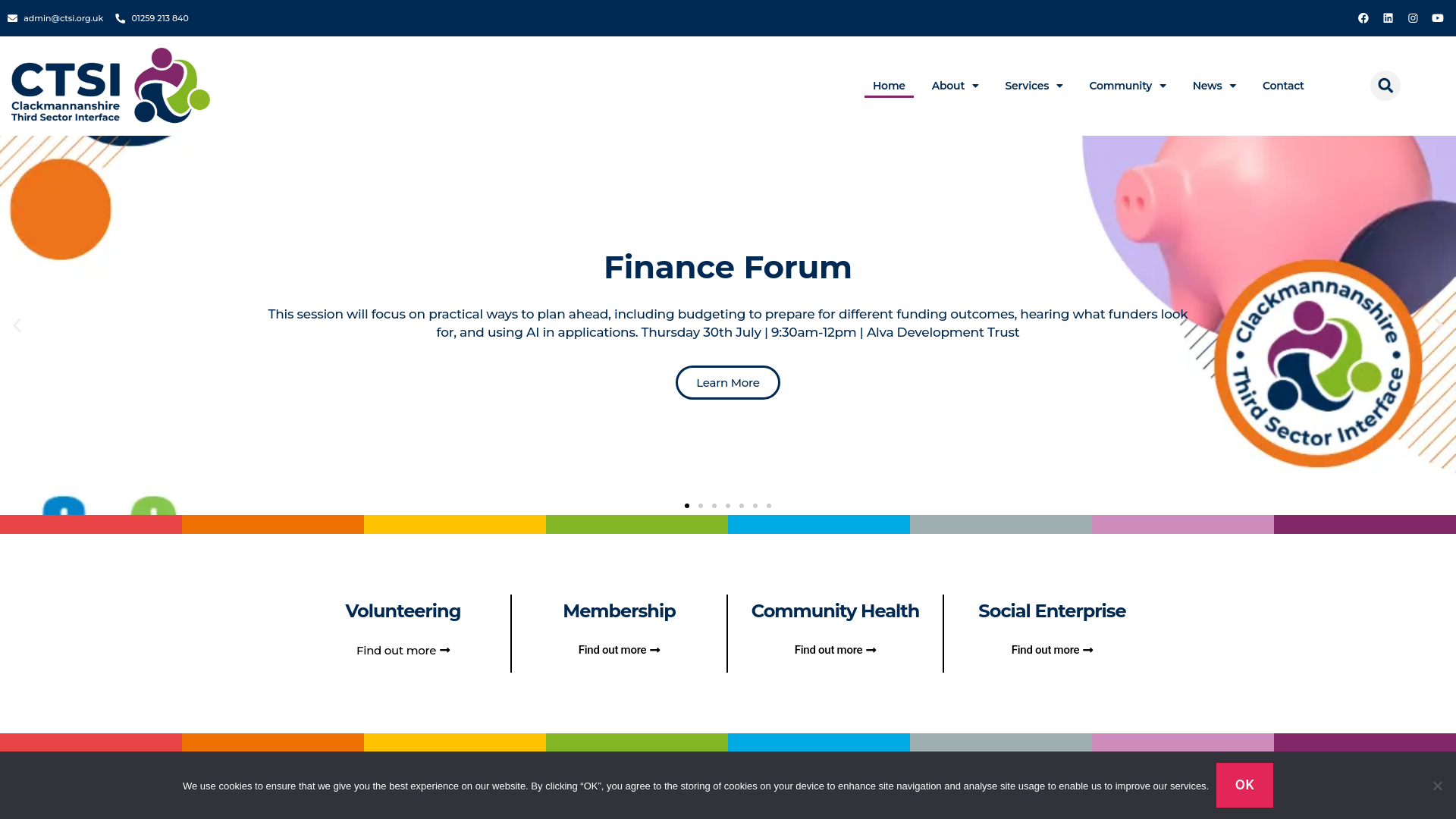 Website screenshot