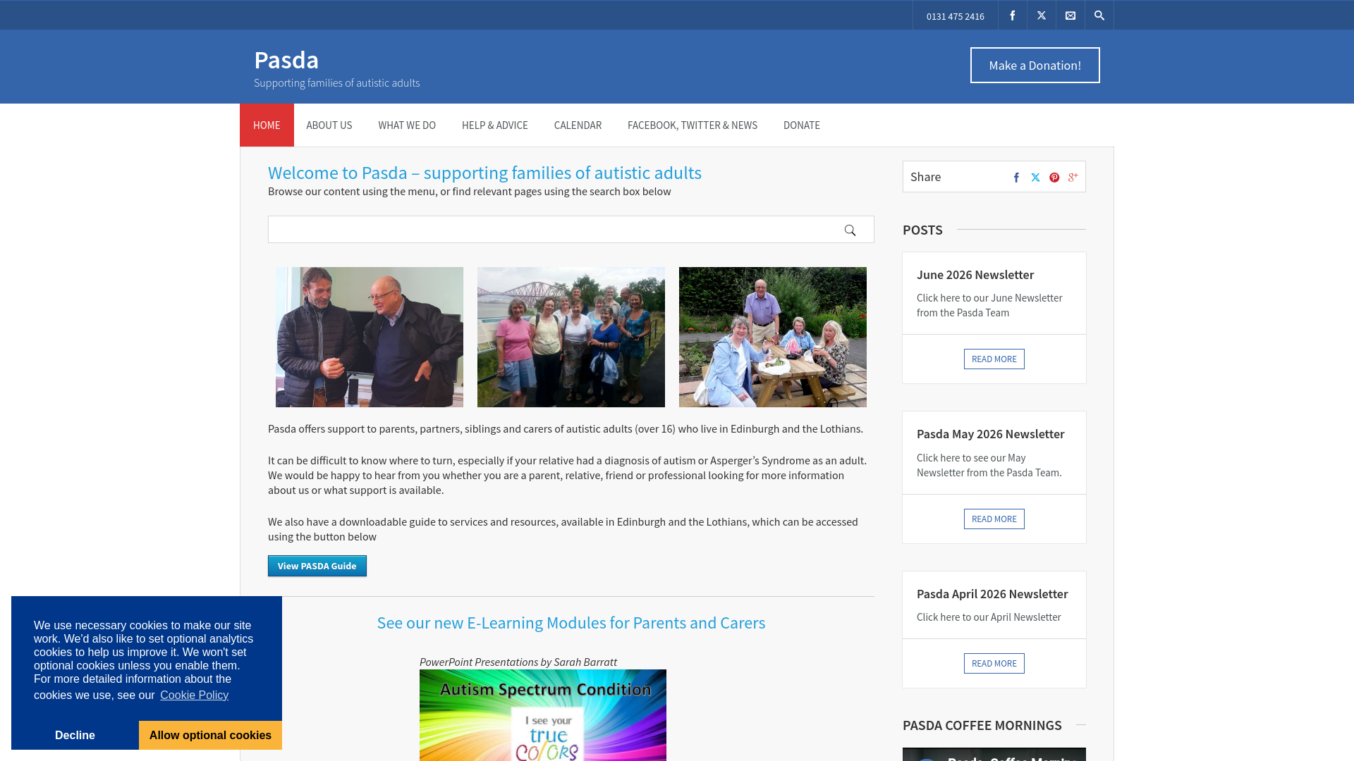 Website screenshot
