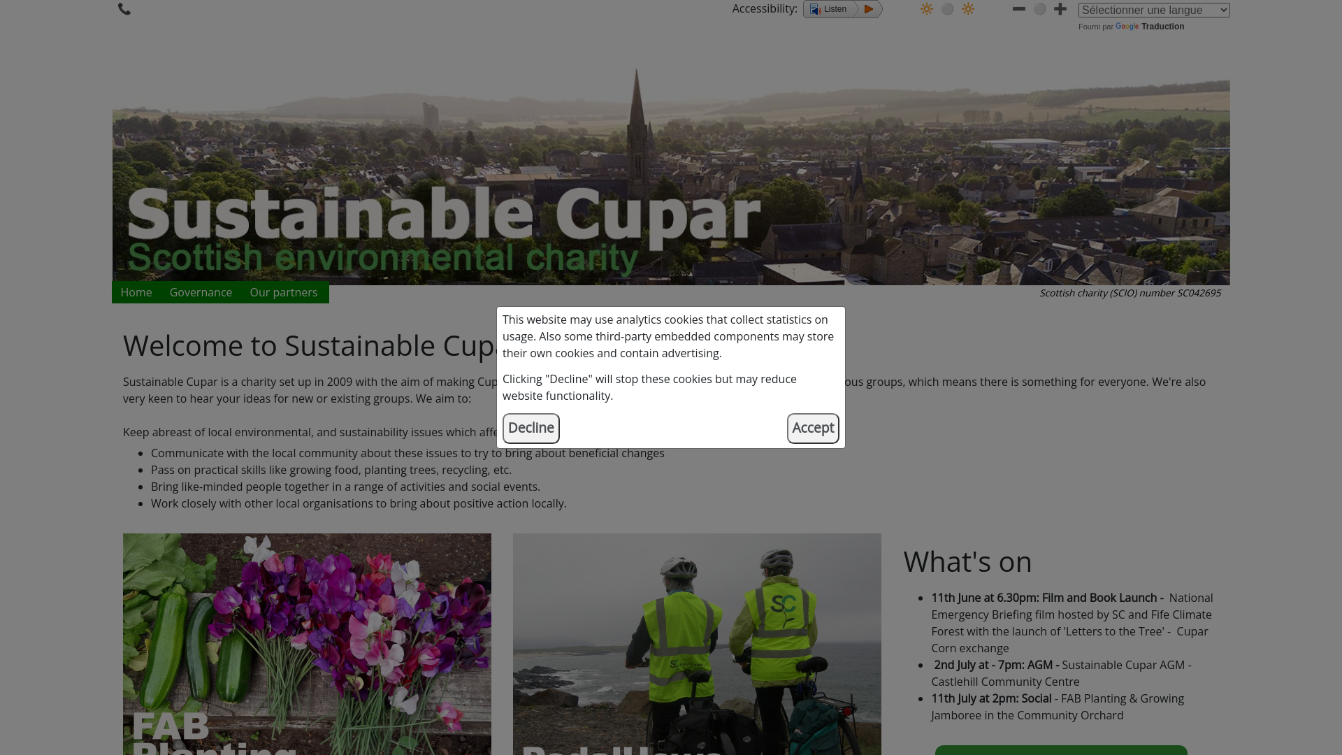 Website screenshot