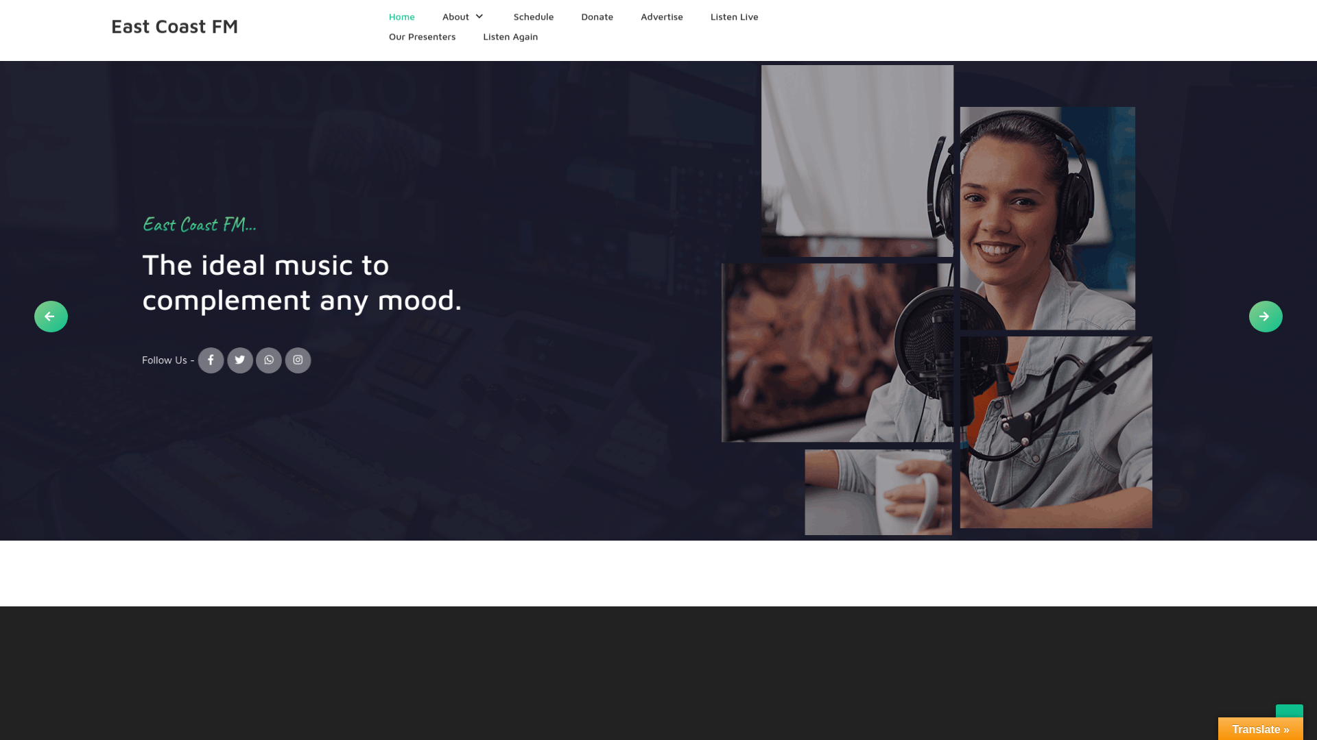 Website screenshot