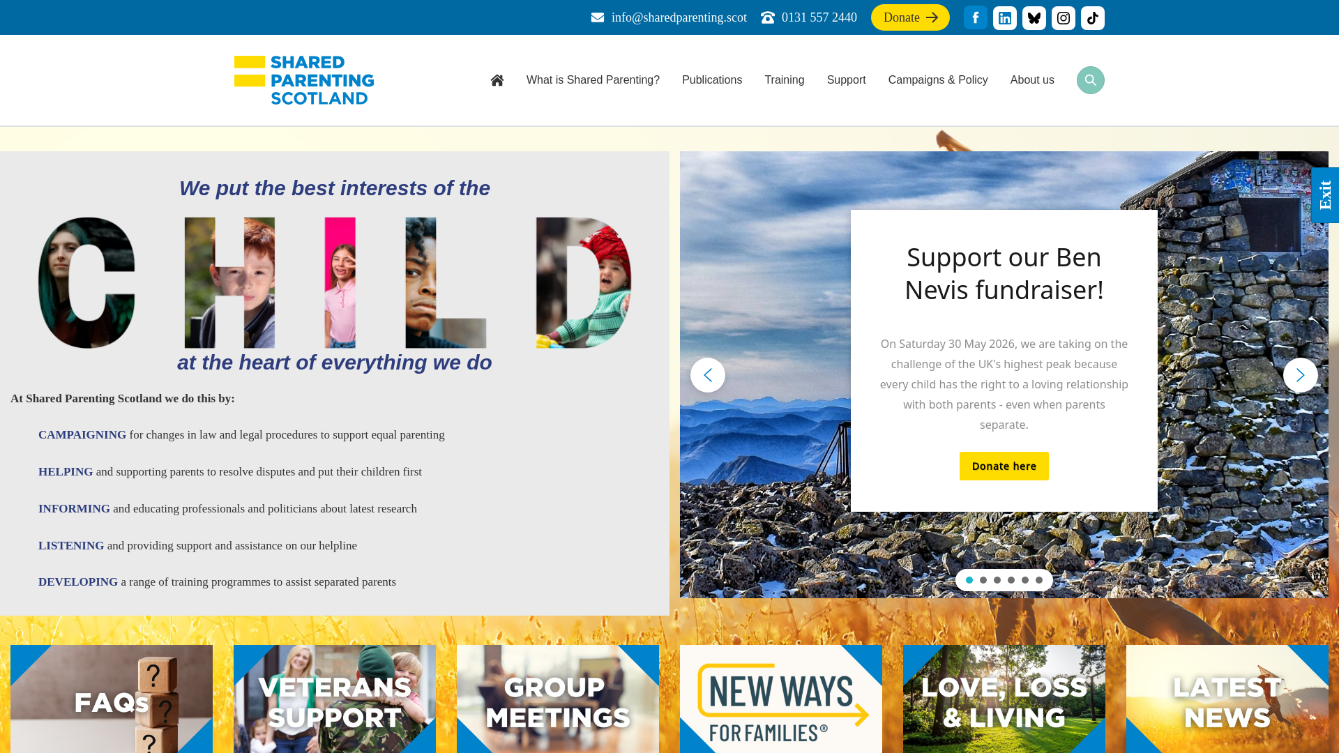 Website screenshot