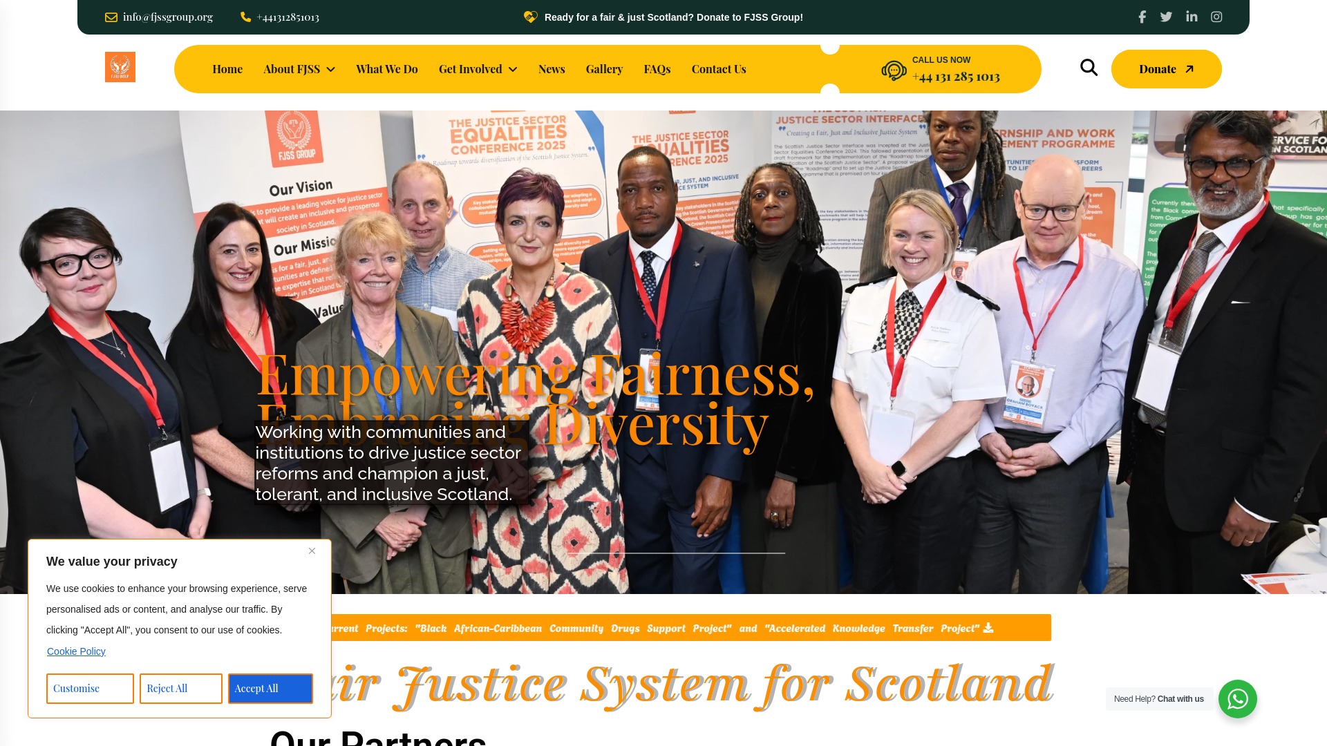 Website screenshot