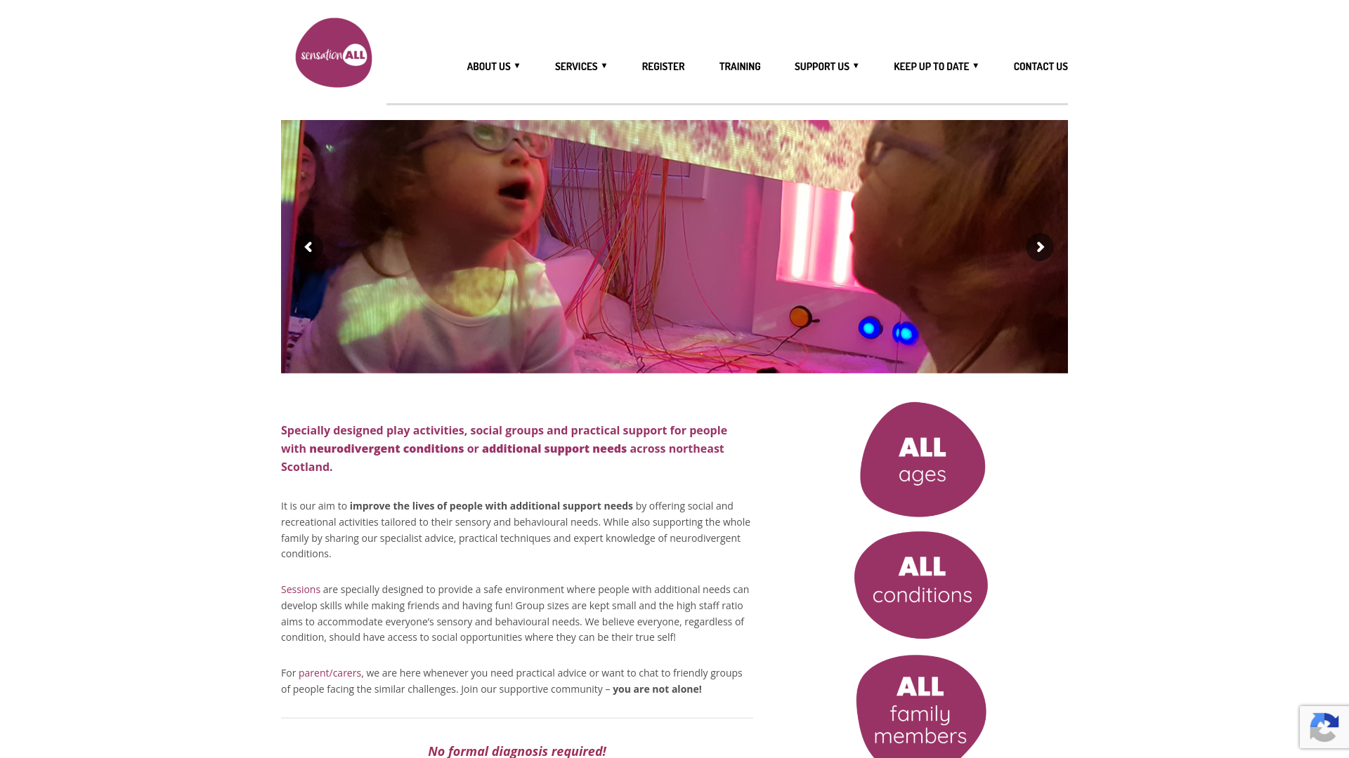 Website screenshot
