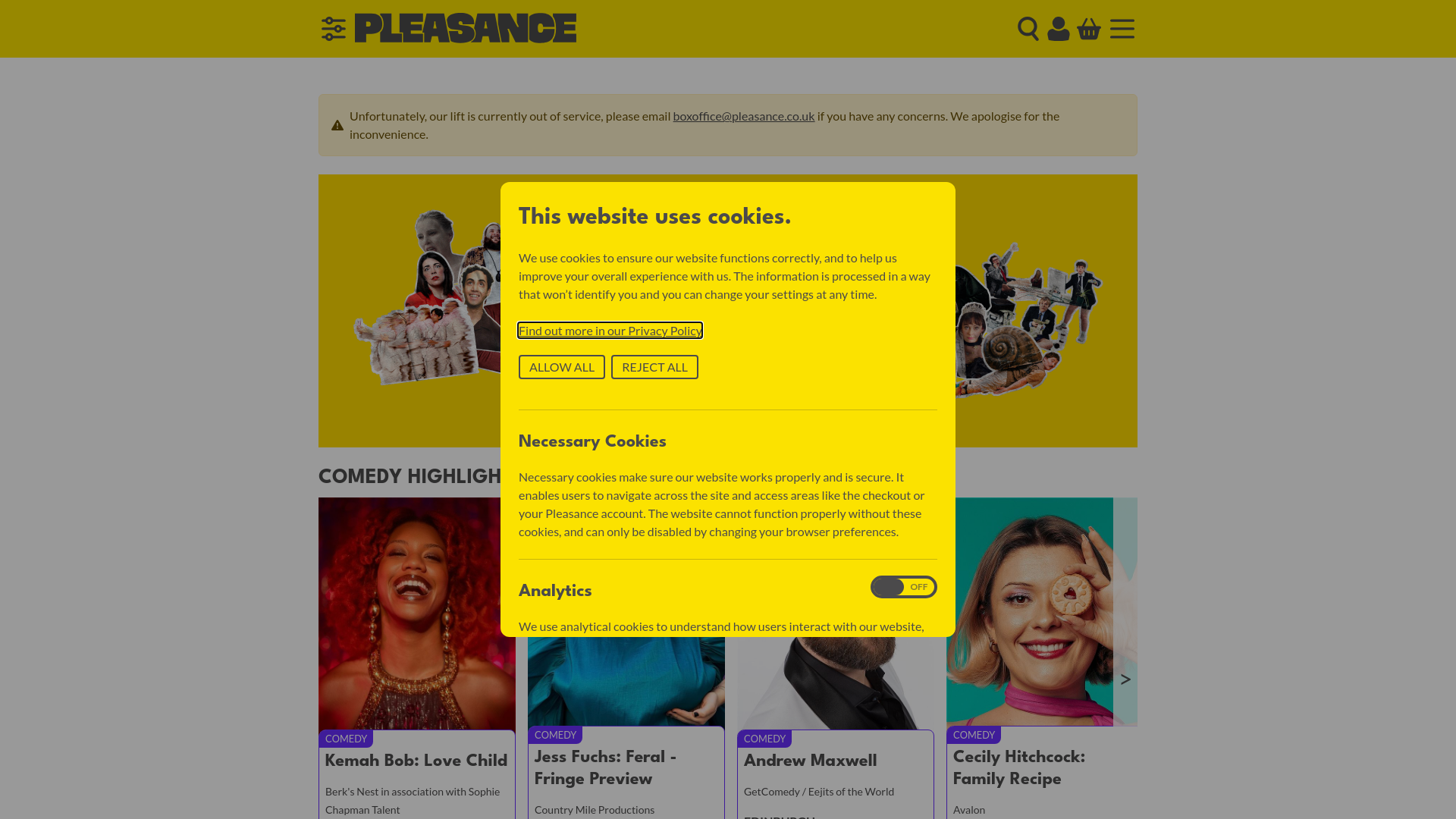 Website screenshot