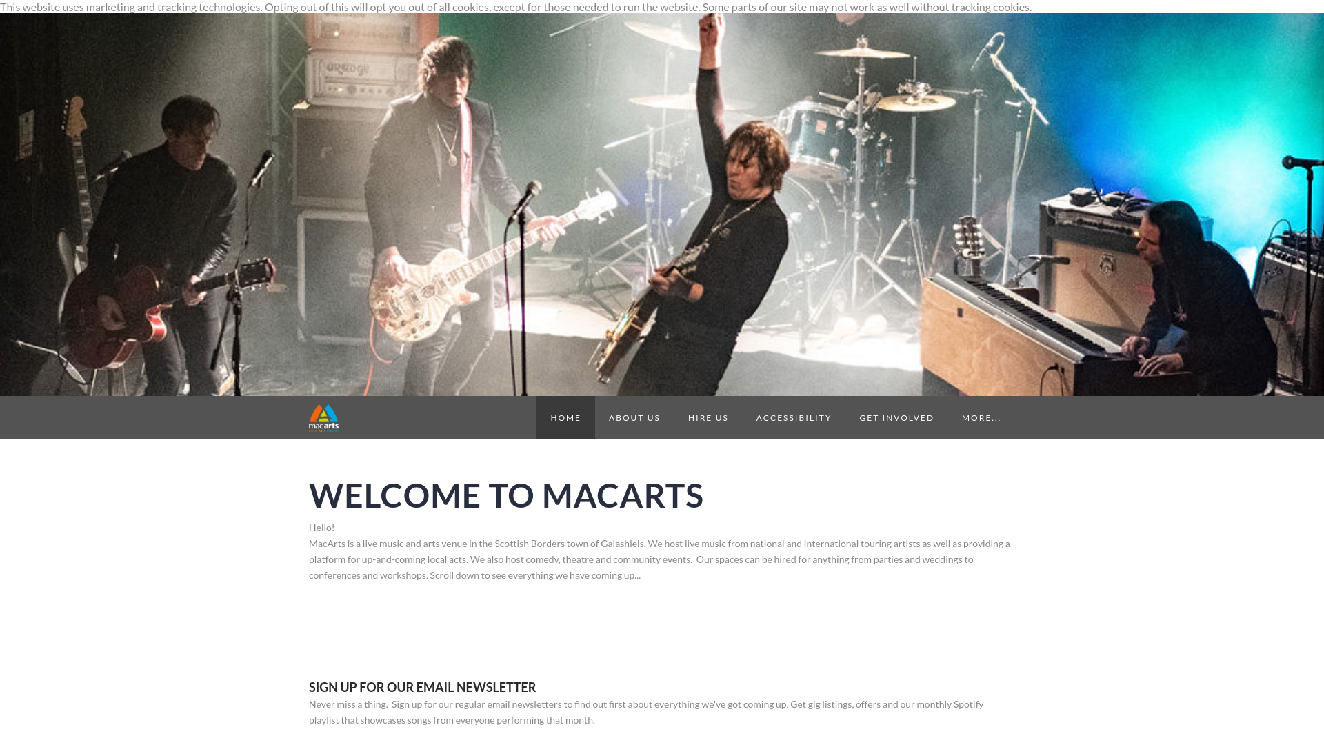 Website screenshot