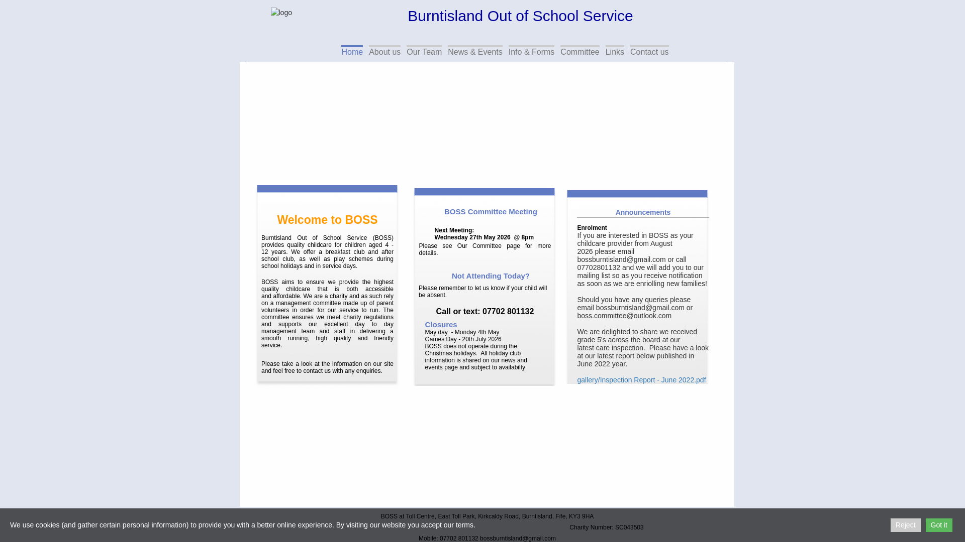 Website screenshot