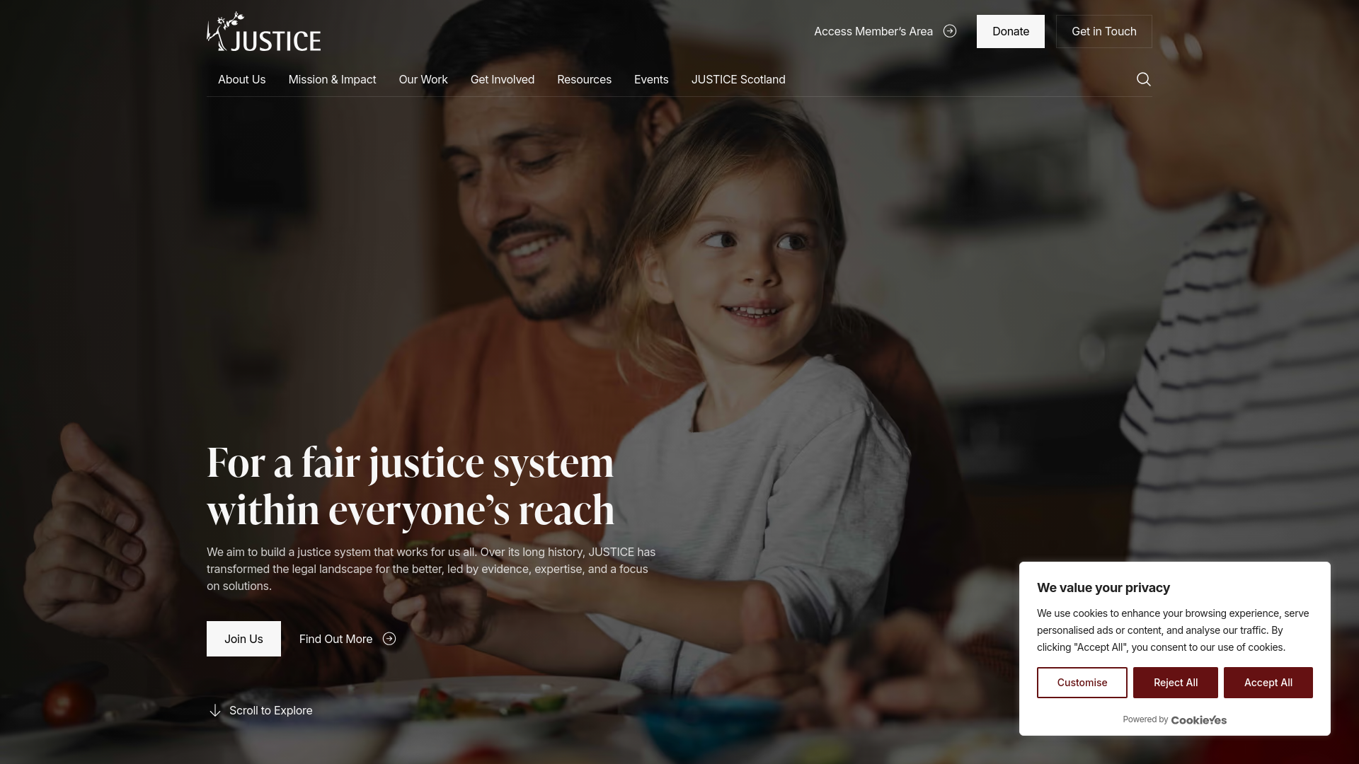 Website screenshot