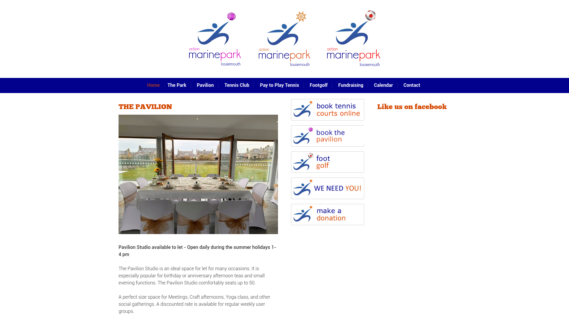 Website screenshot
