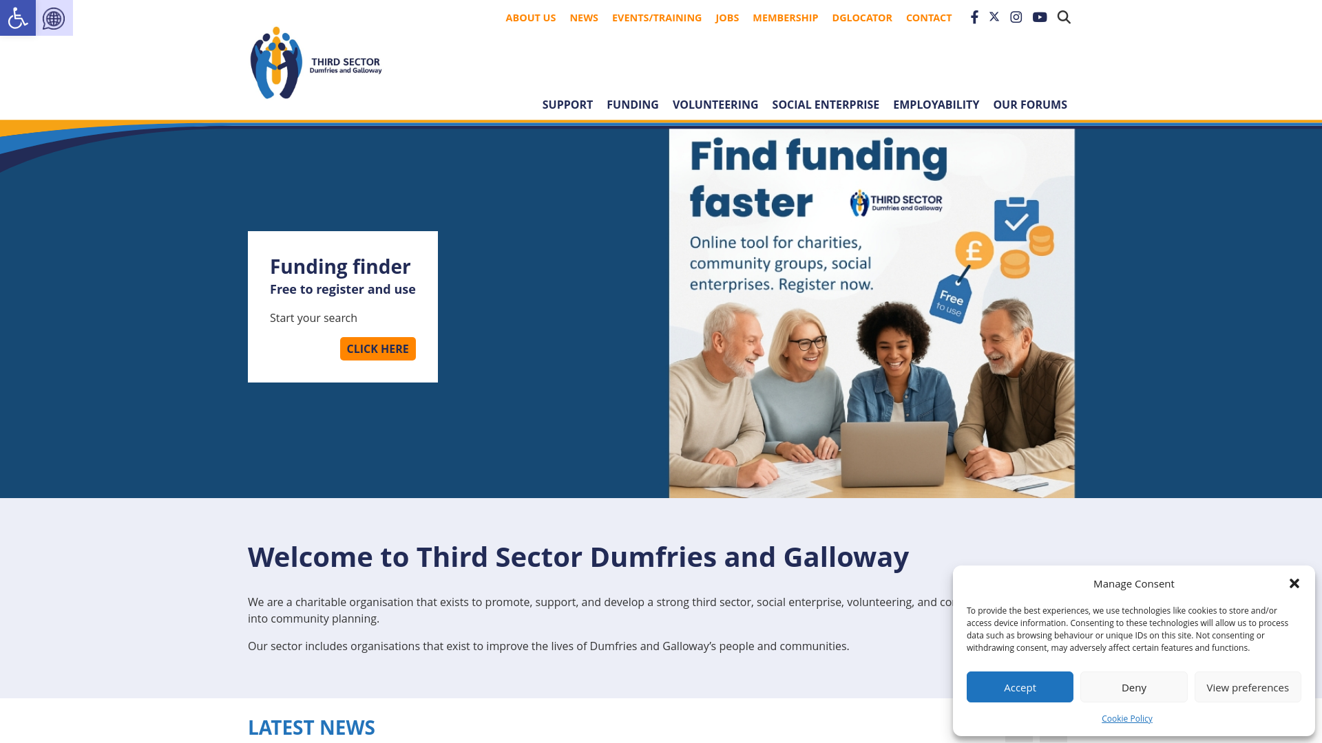 Website screenshot