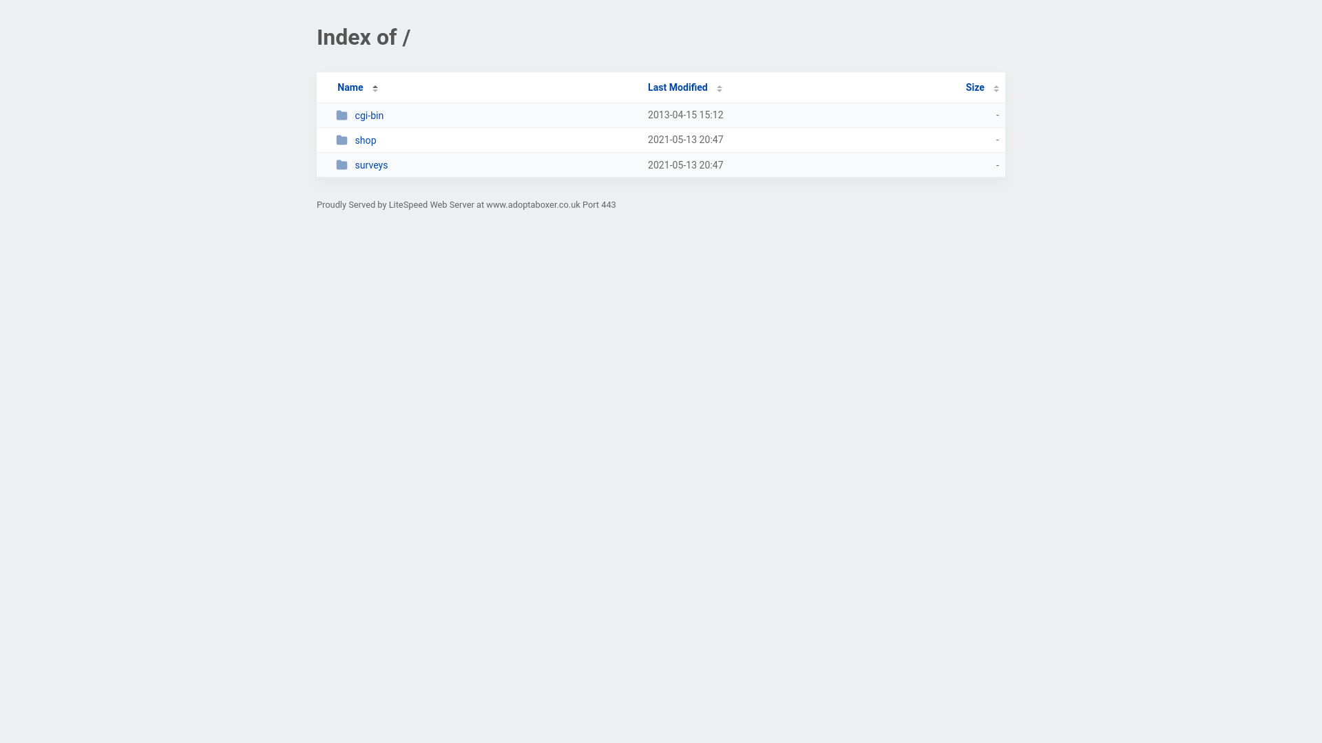 Website screenshot