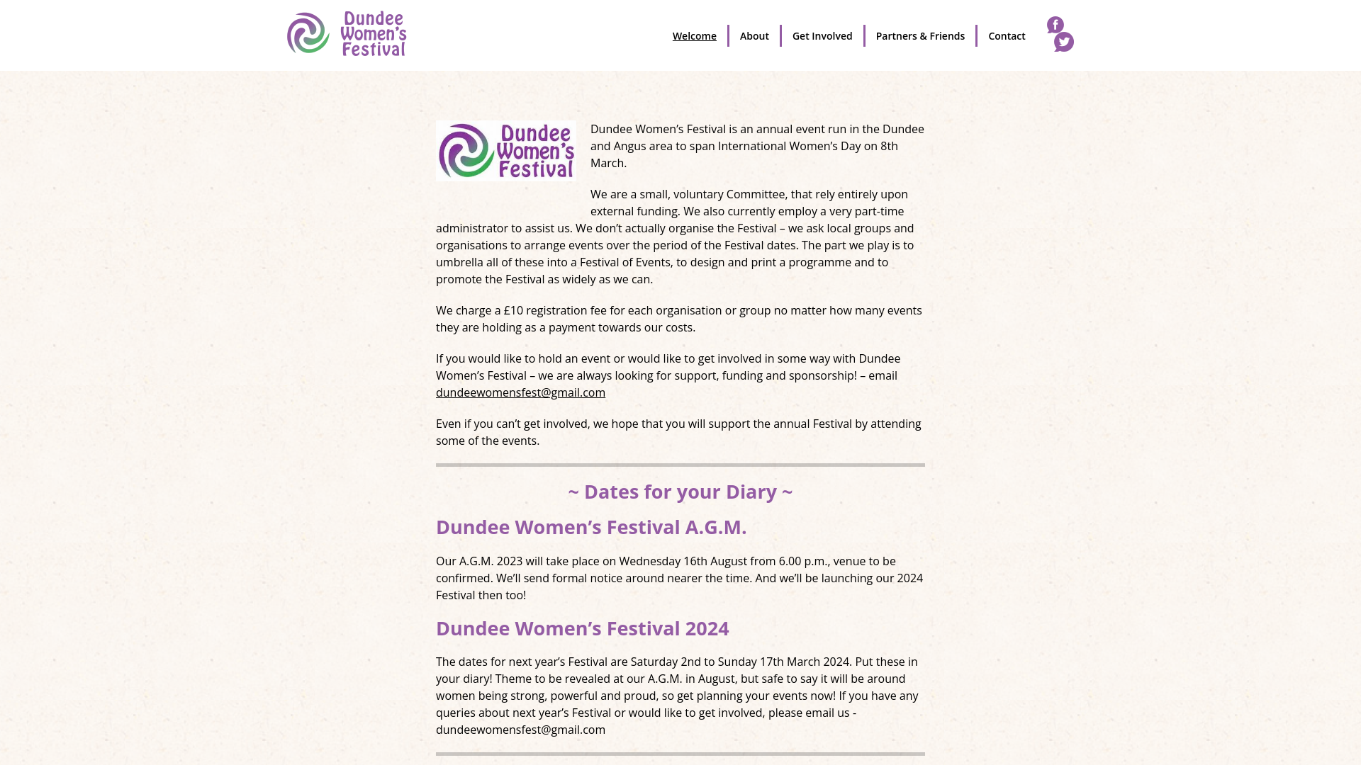 Website screenshot
