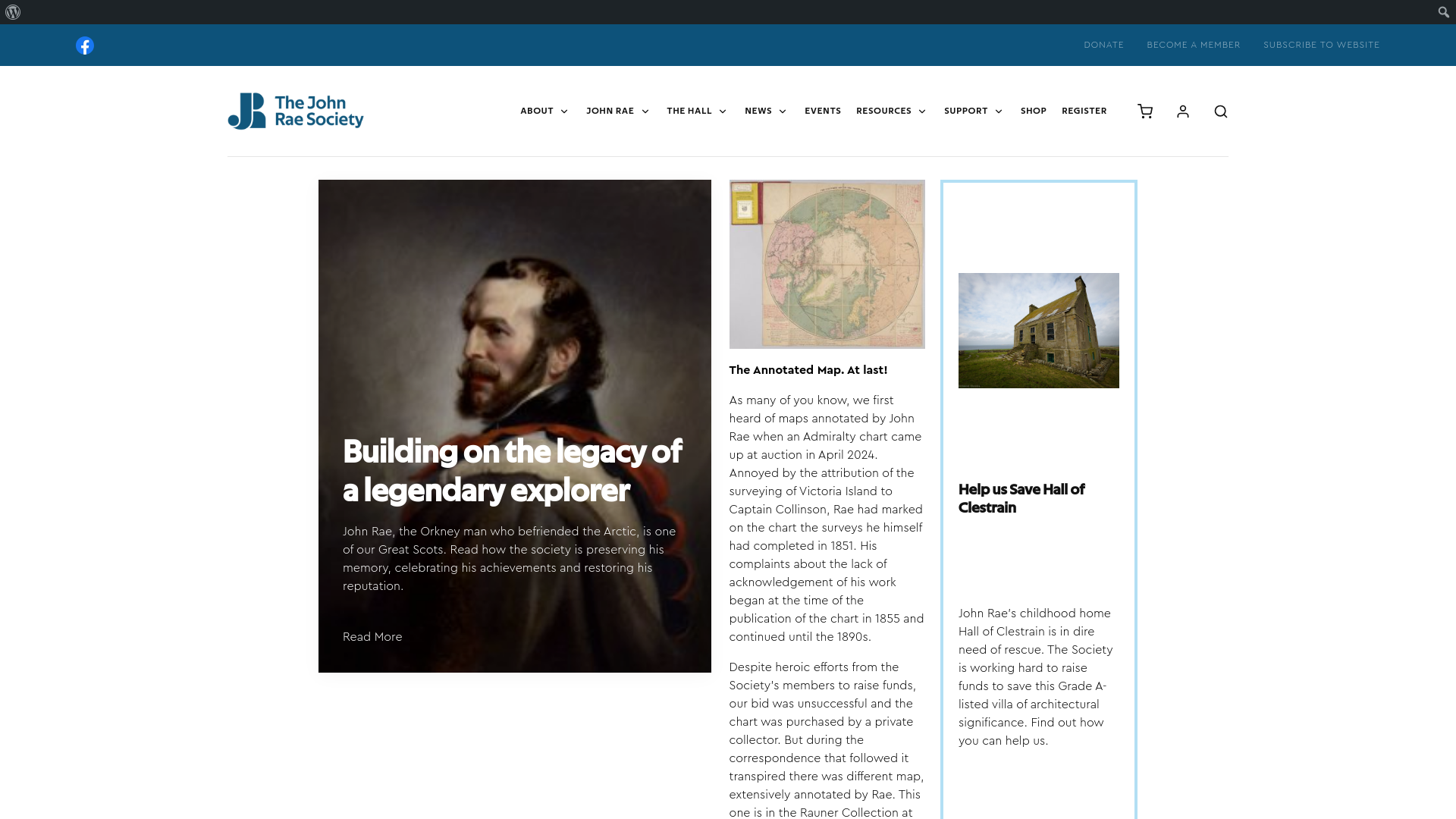 Website screenshot