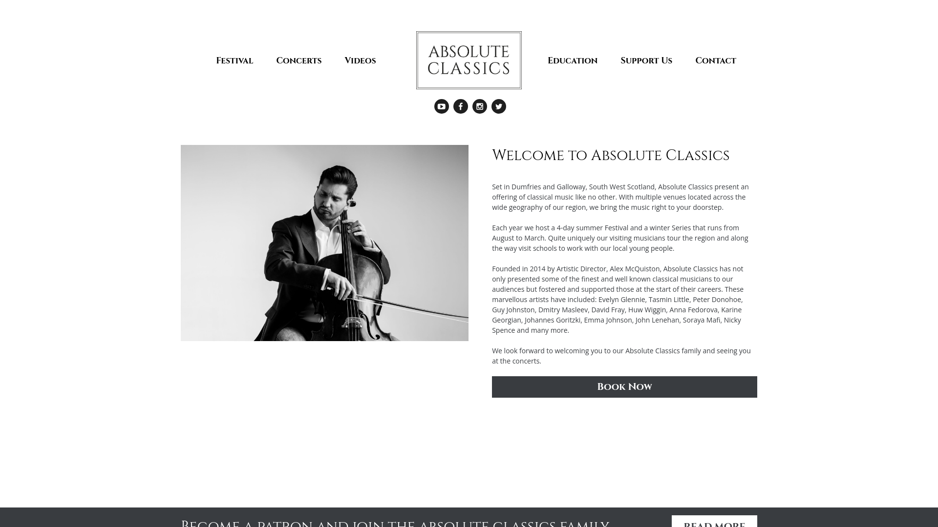 Website screenshot