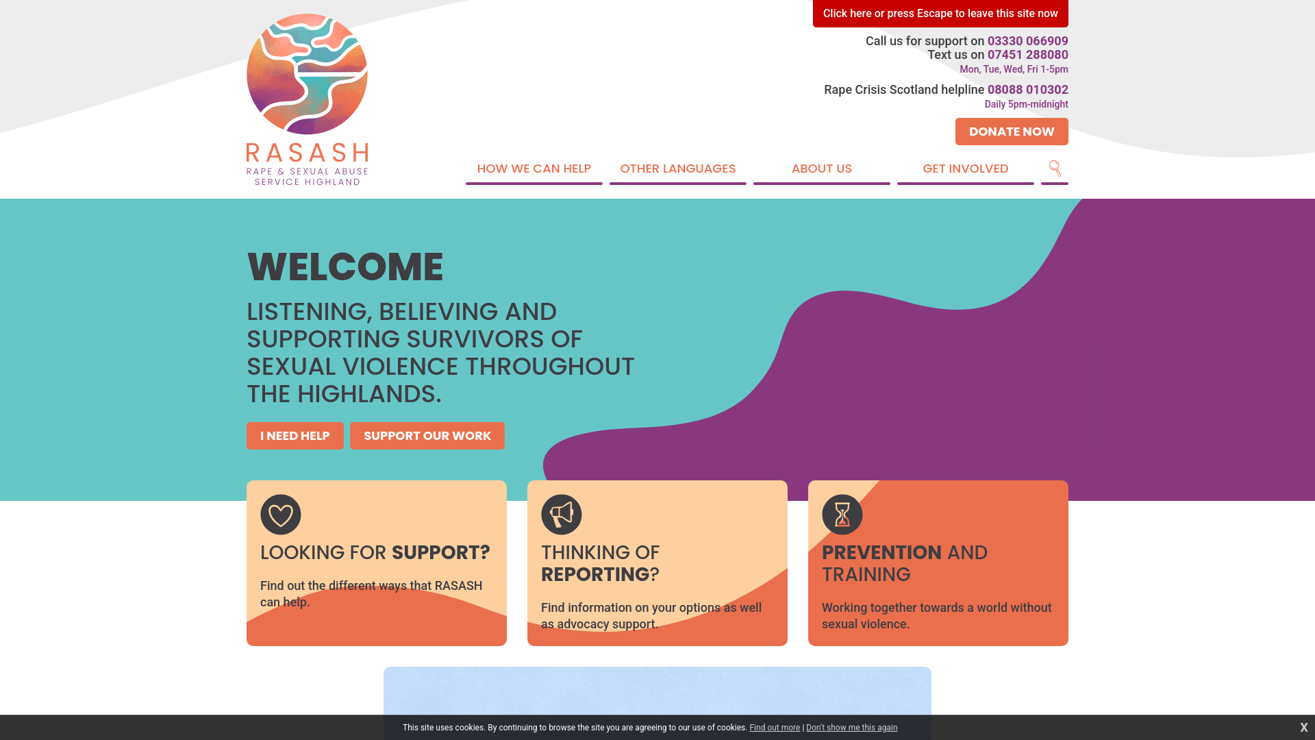 Website screenshot